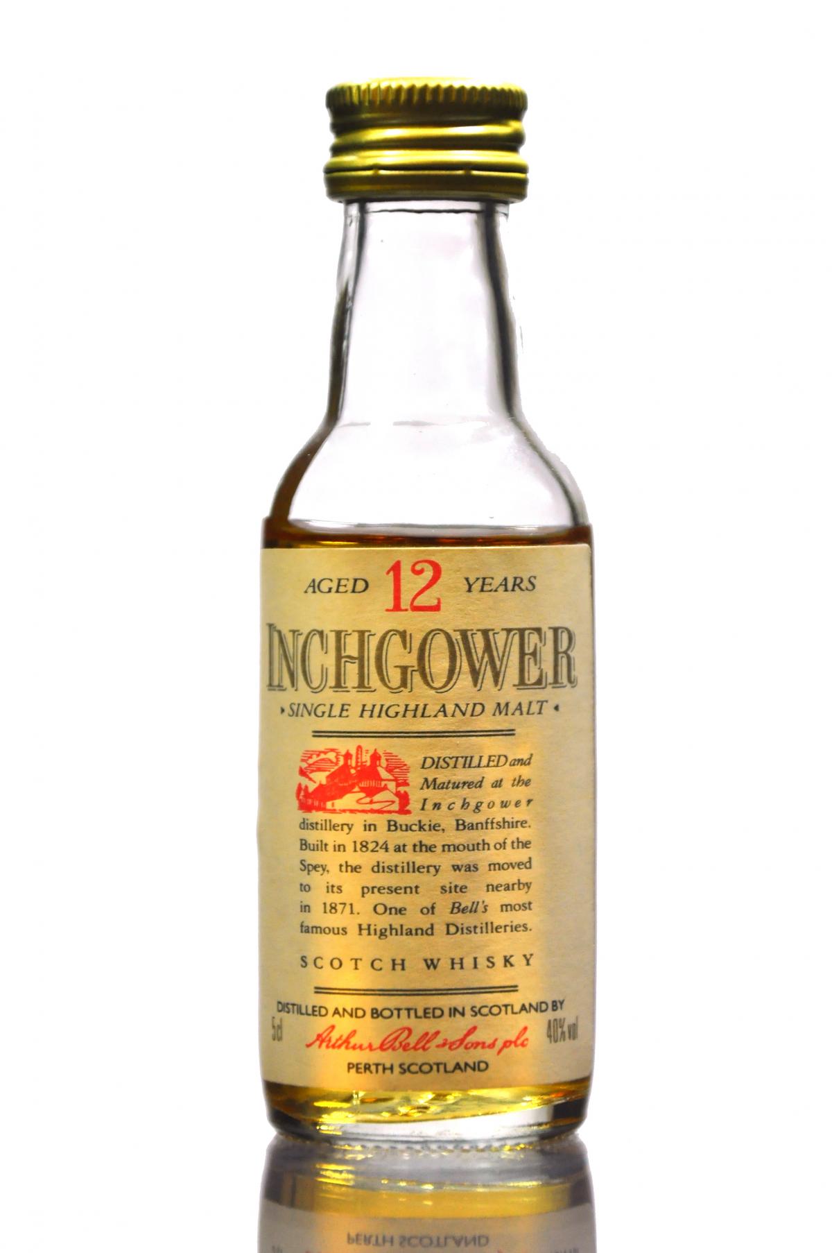Inchgower 12 Year Old Miniature