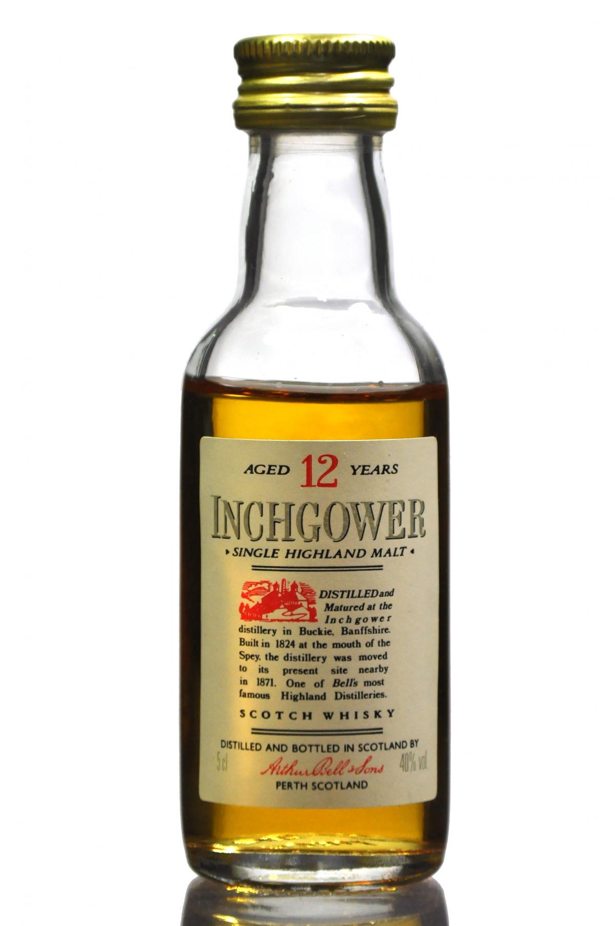 Inchgower 12 Year Old Miniature