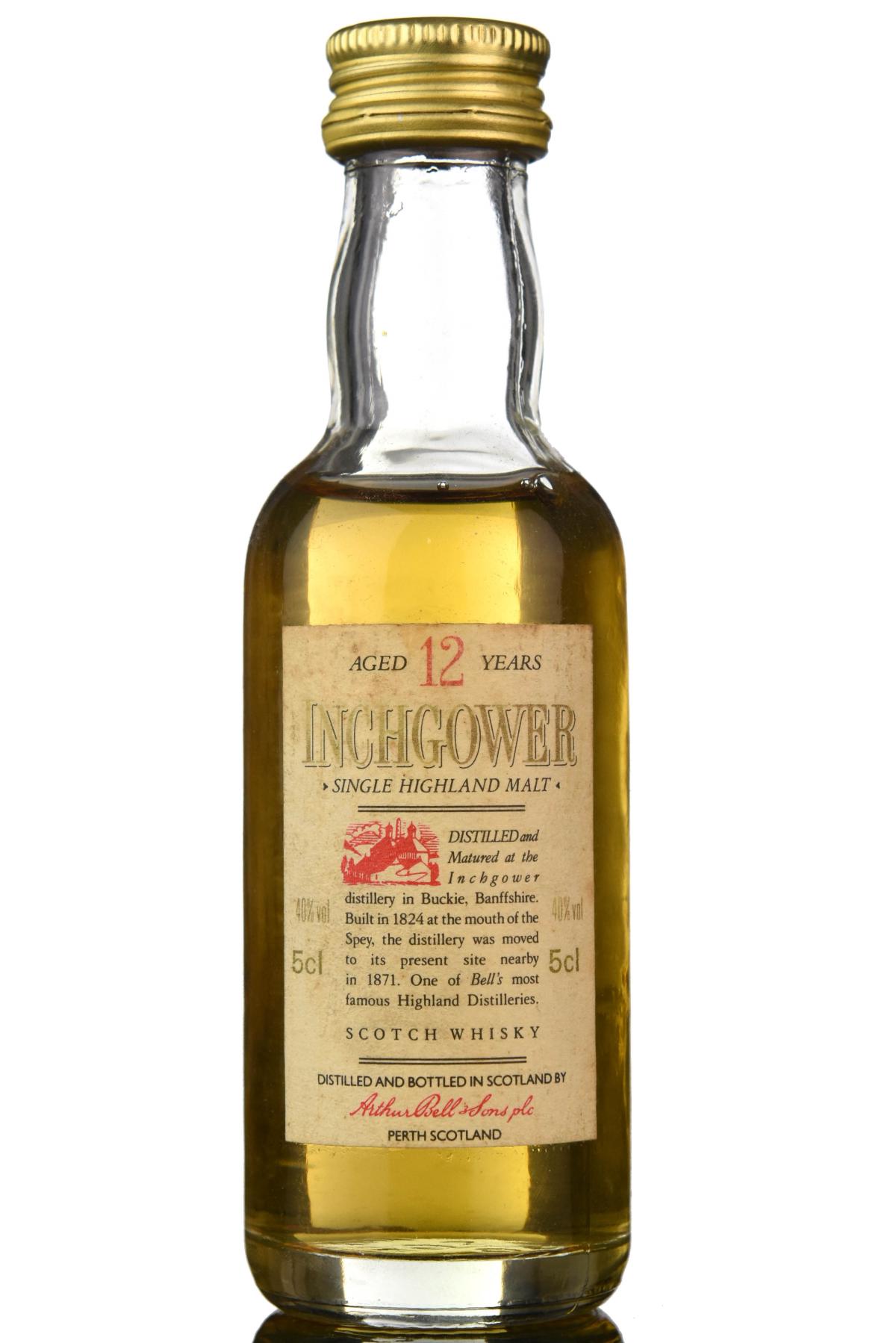 Inchgower 12 Year Old Miniature