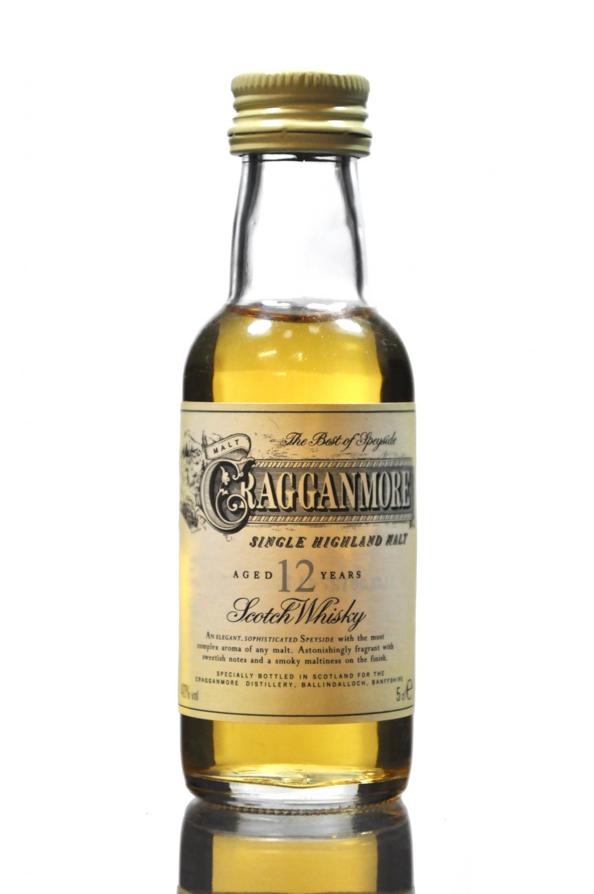 Cragganmore 12 Year Old Miniature