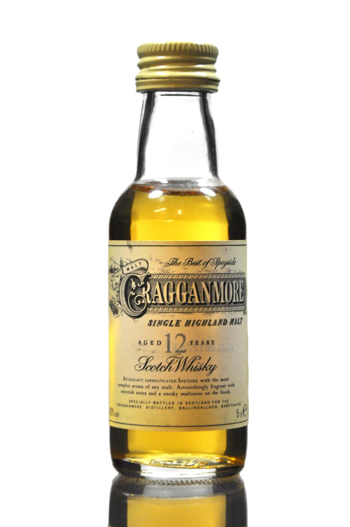 Cragganmore 12 Year Old Miniature