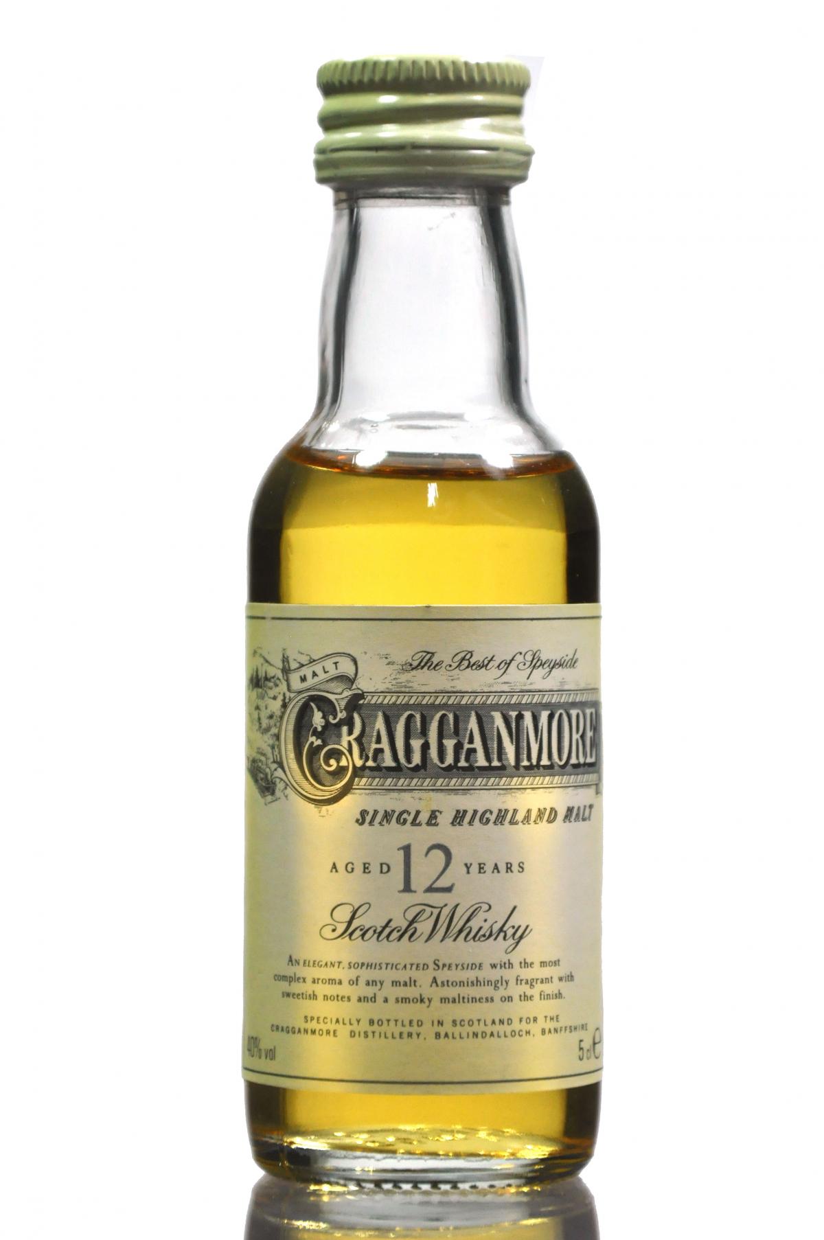 Cragganmore 12 Year Old Miniature