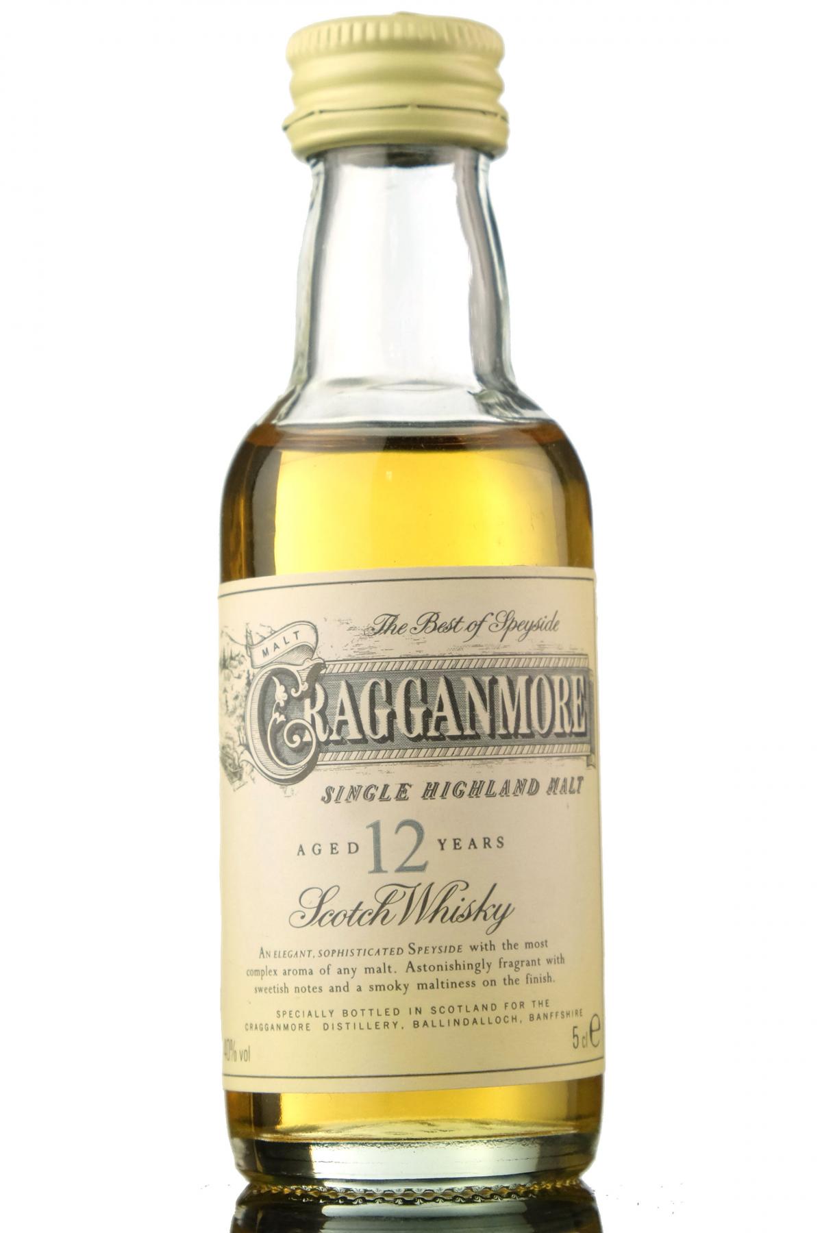 Cragganmore 12 Year Old Miniature
