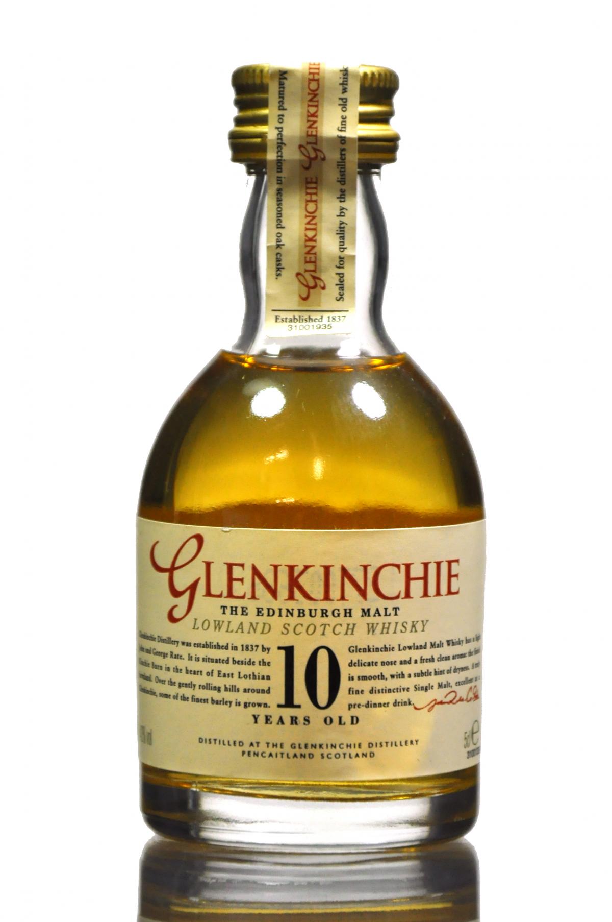 Glenkinchie 10 Year Old Miniature