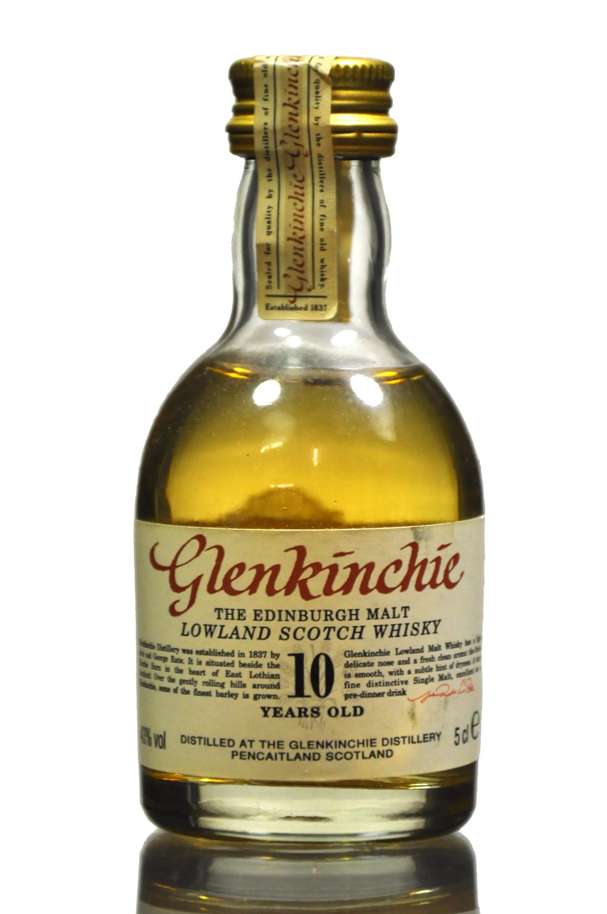 Glenkinchie 10 Year Old Miniature