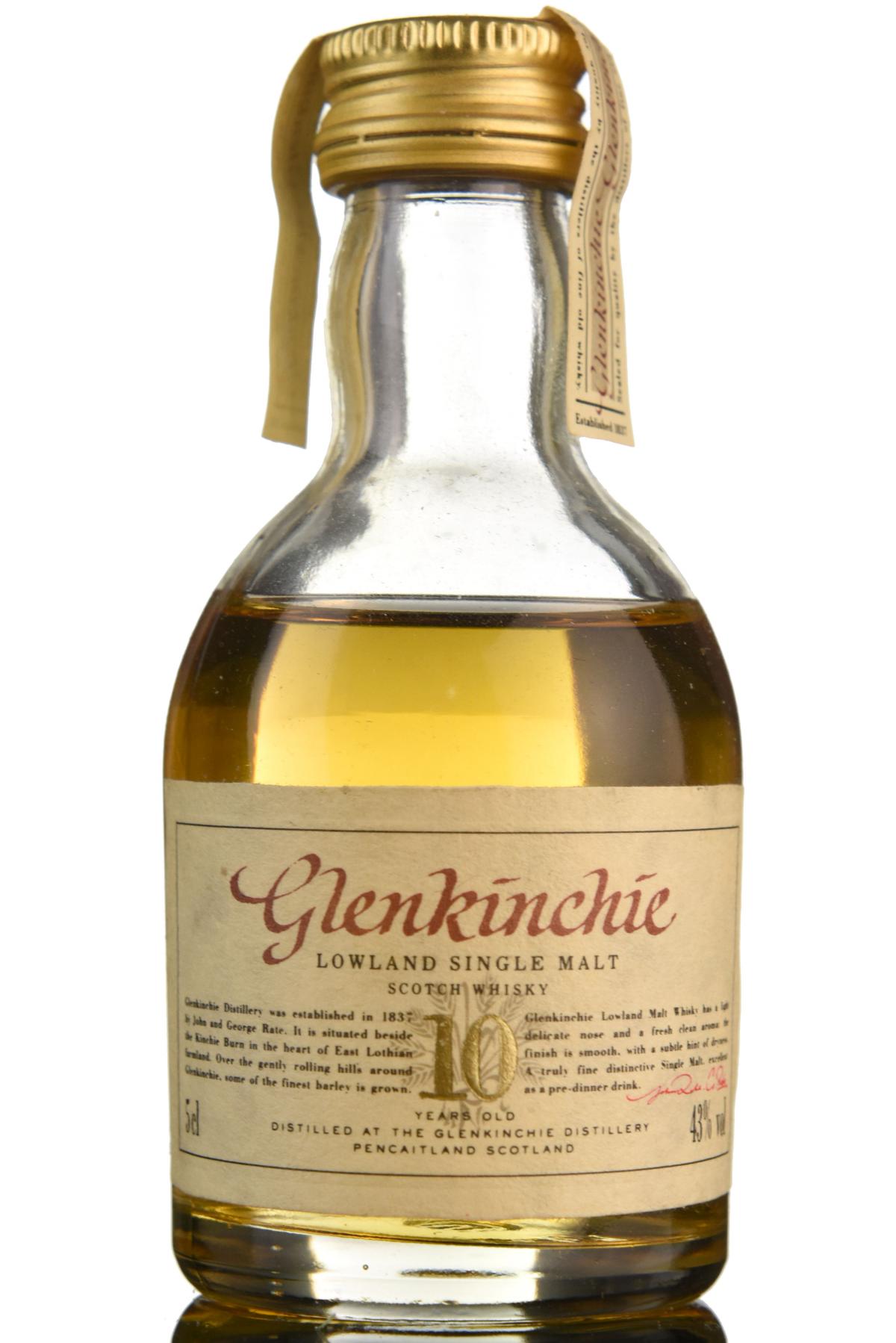 Glenkinchie 10 Year Old Miniature