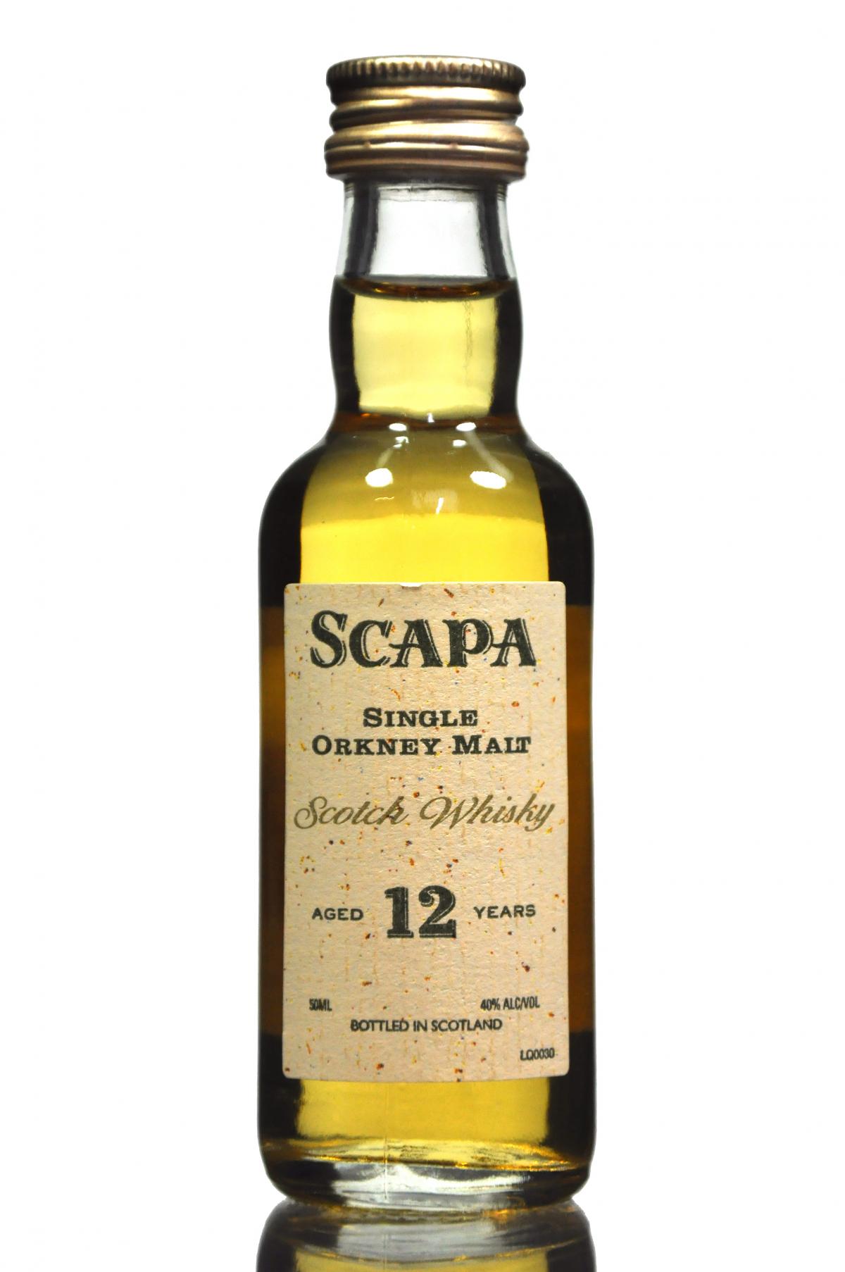 Scapa 12 Year Old Miniature
