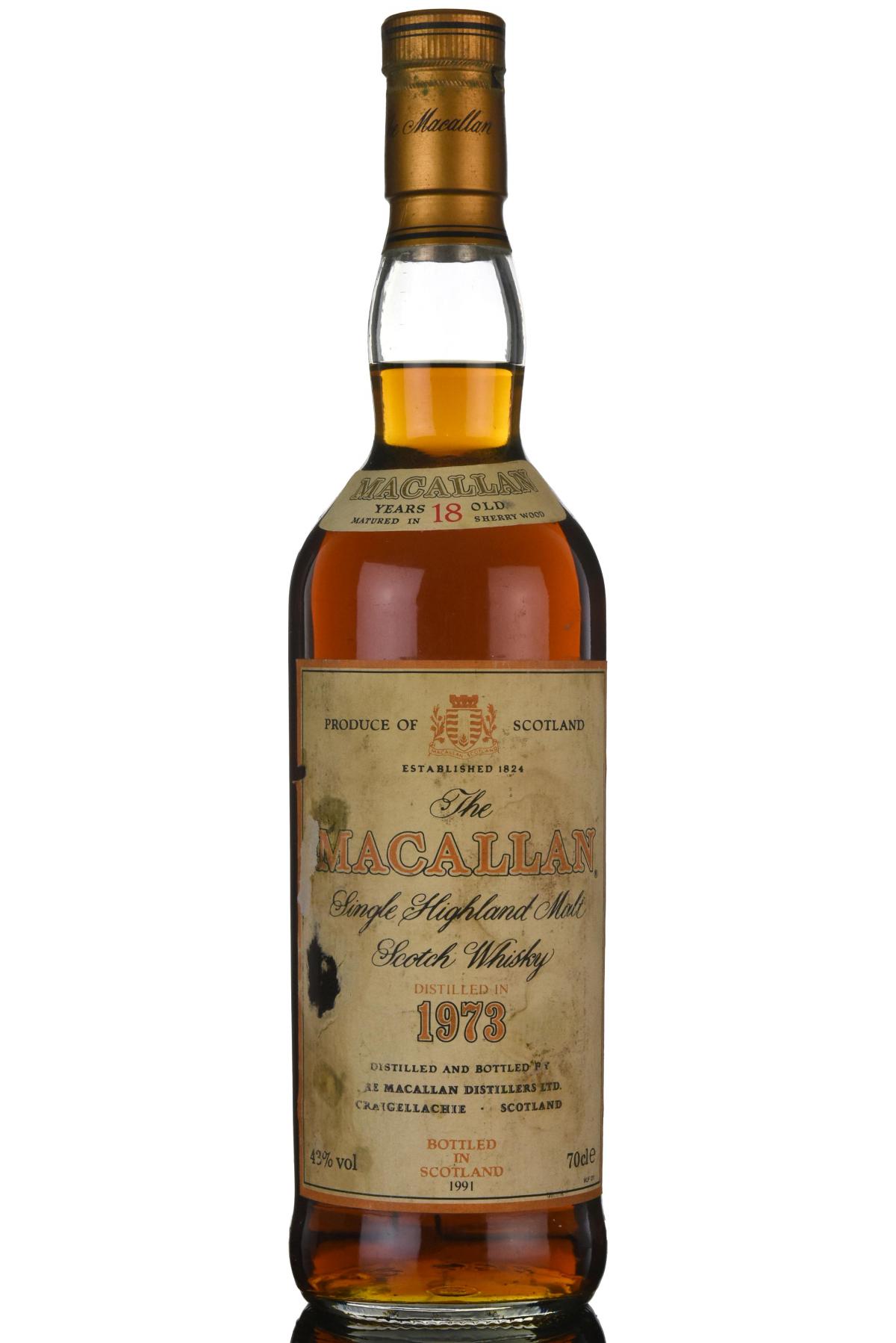 Macallan 1973-1991 - 18 Year Old