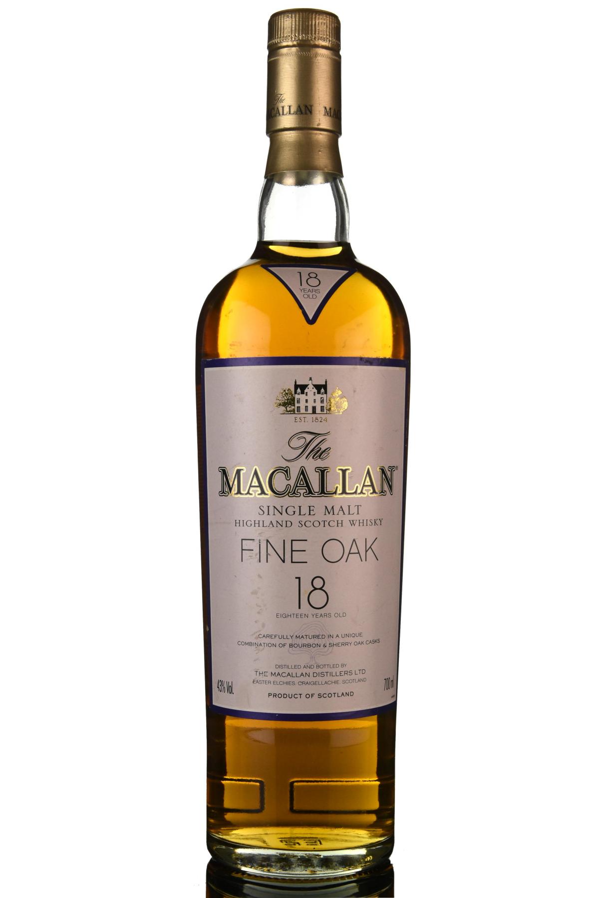 Macallan 18 Year Old - Fine Oak