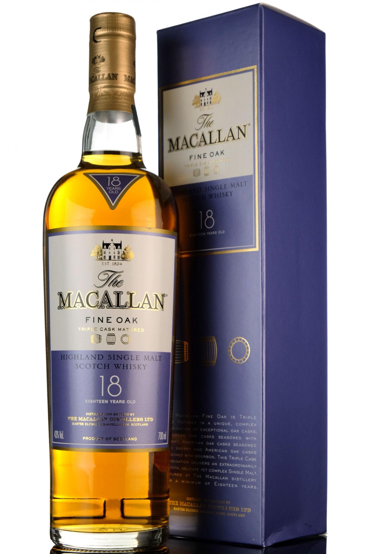Macallan 18 Year Old - Fine Oak