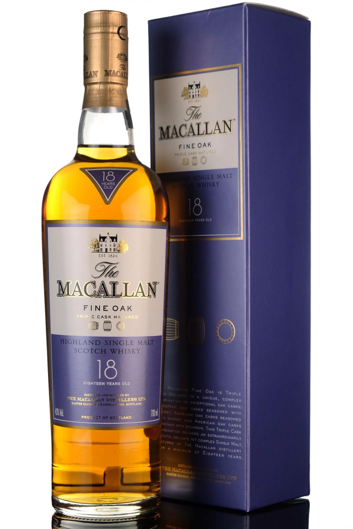 Macallan 18 Year Old - Fine Oak