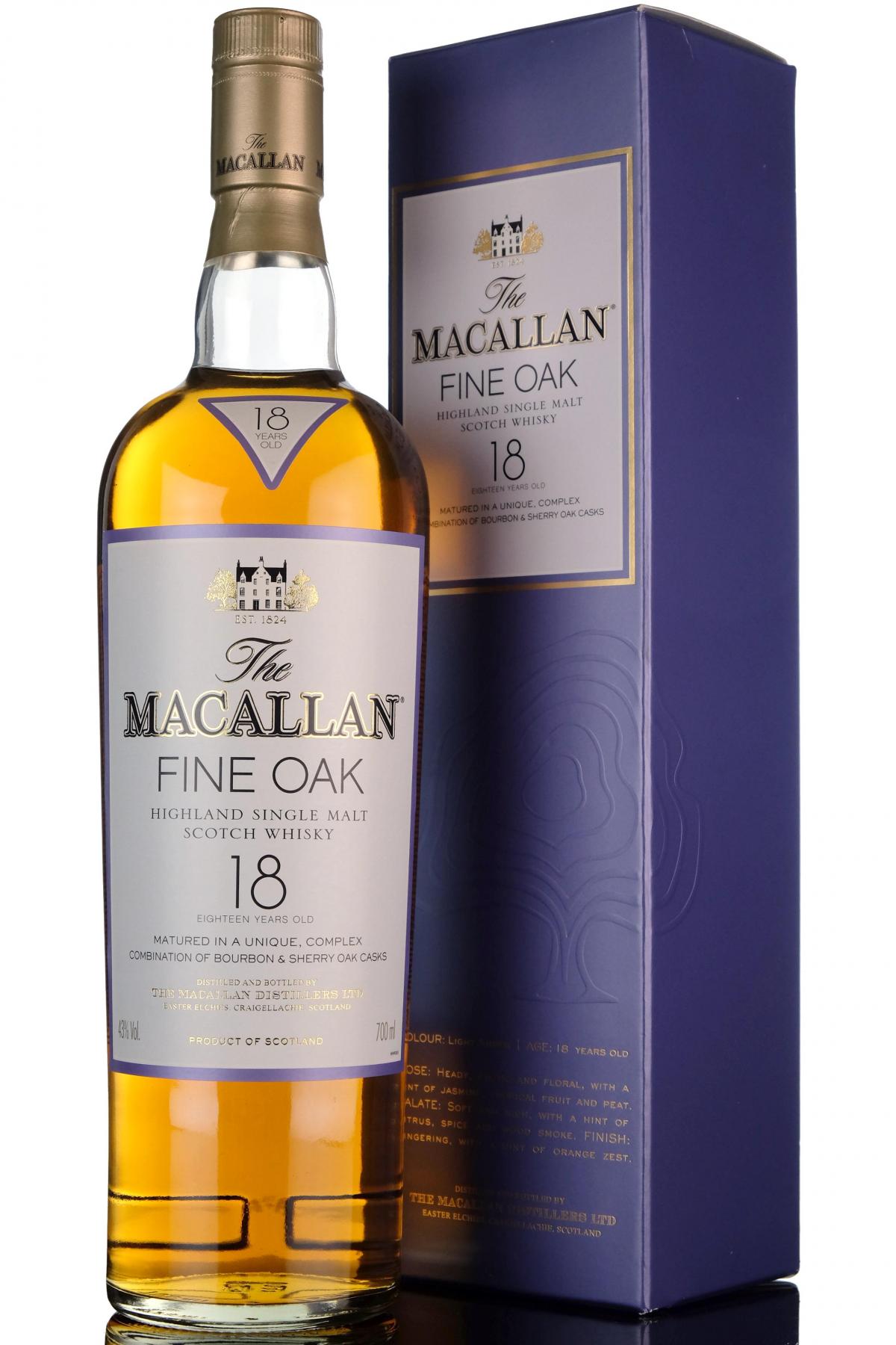 Macallan 18 Year Old - Fine Oak