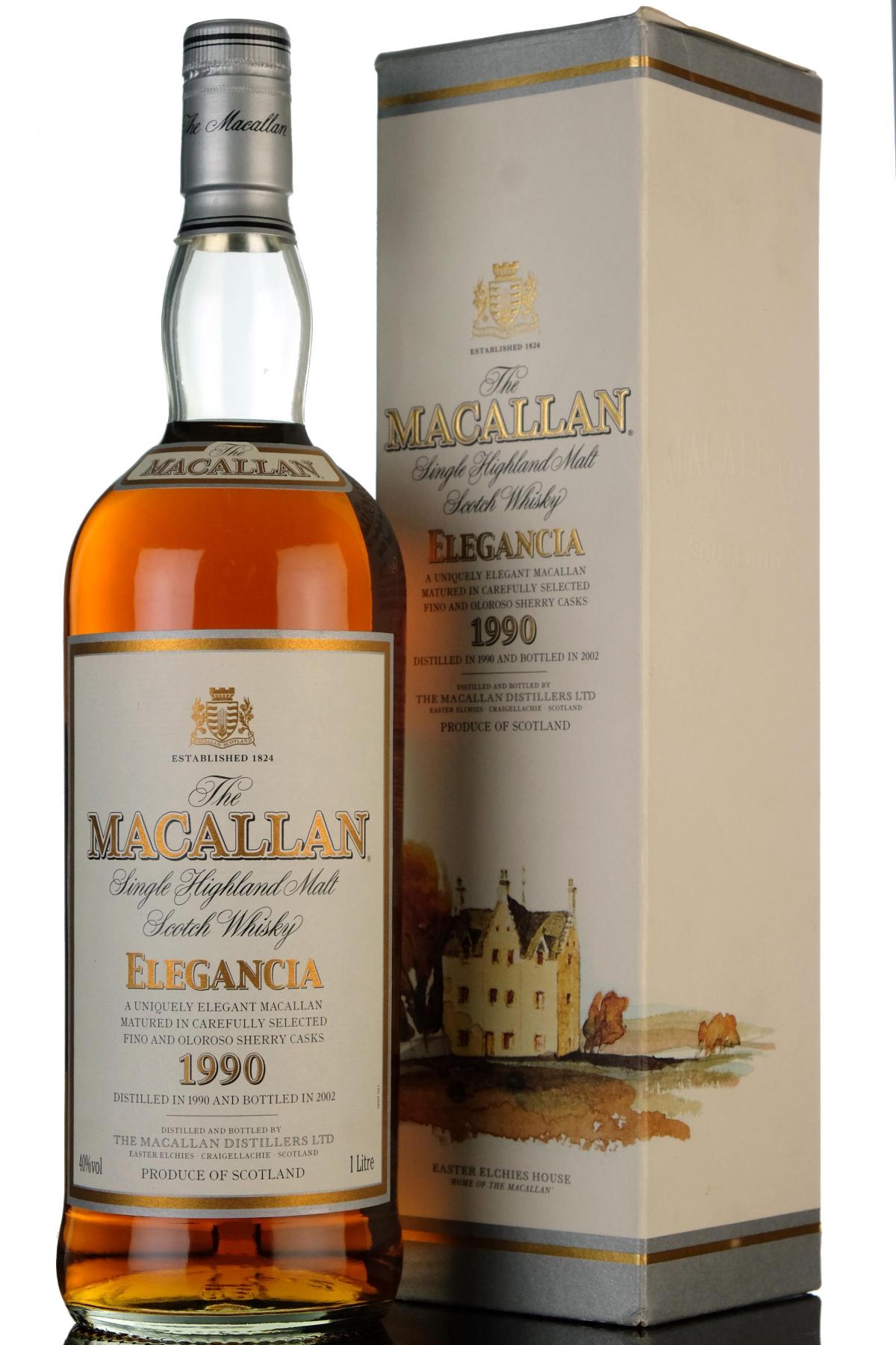 Macallan 1990-2002 - Elegancia - 1 Litre
