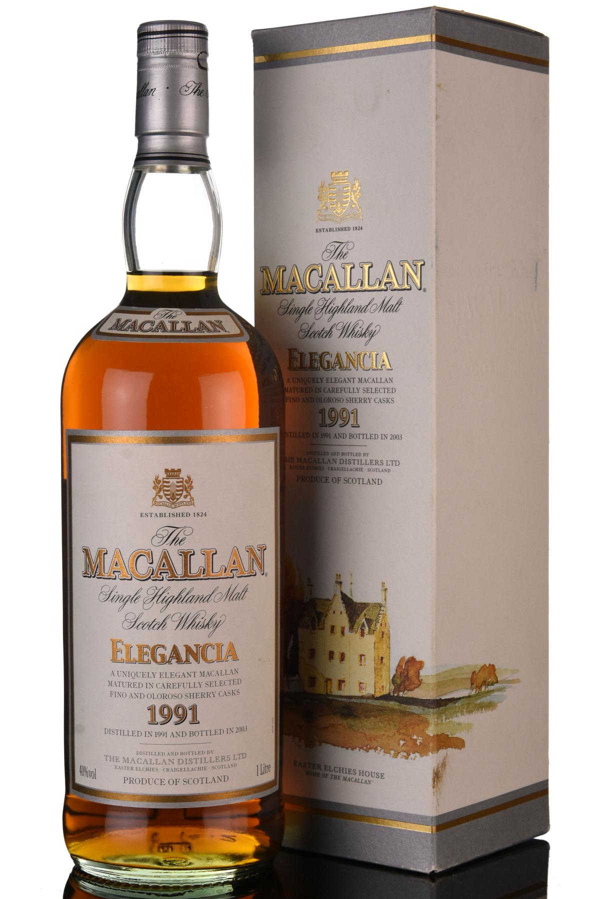 Macallan 1991-2003 - Elegancia - 1 Litre