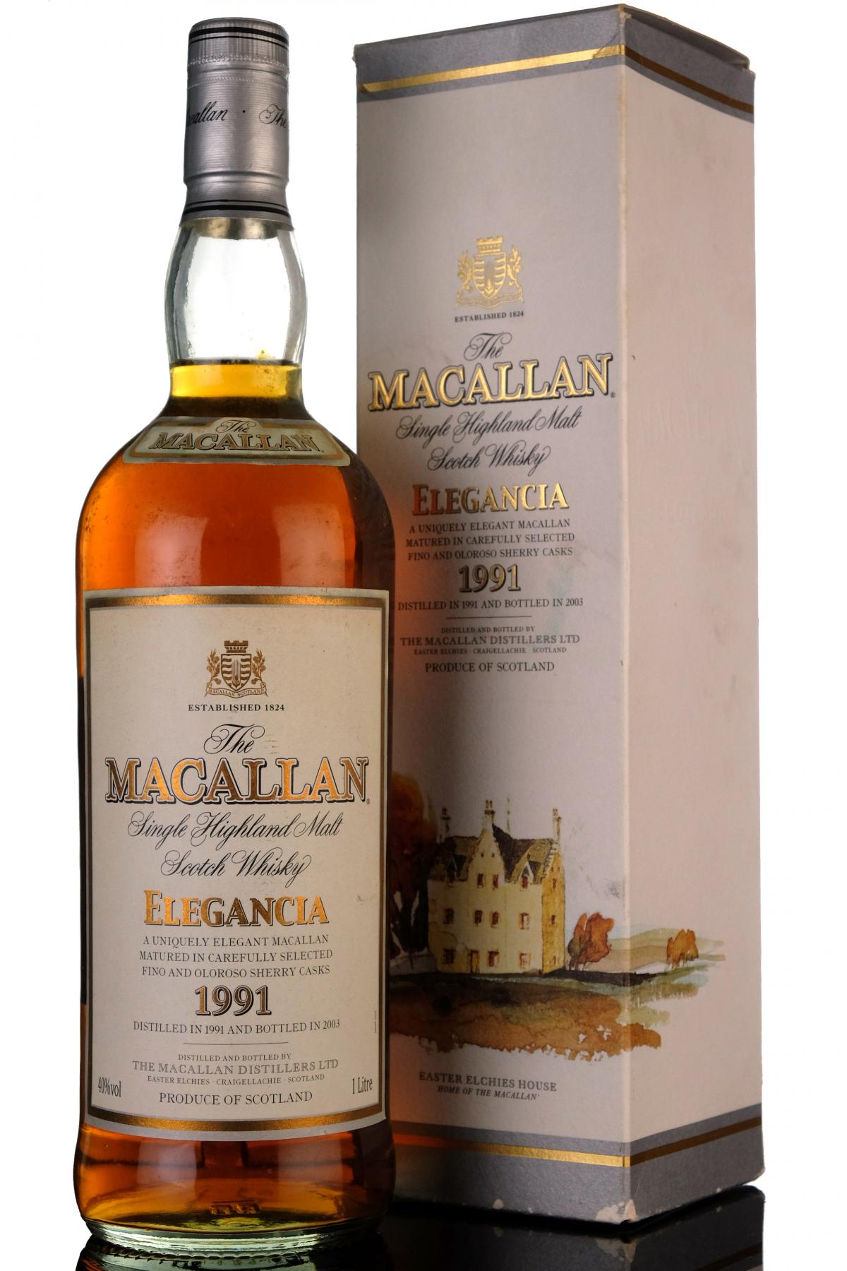 Macallan 1991-2003 - Elegancia - 1 Litre