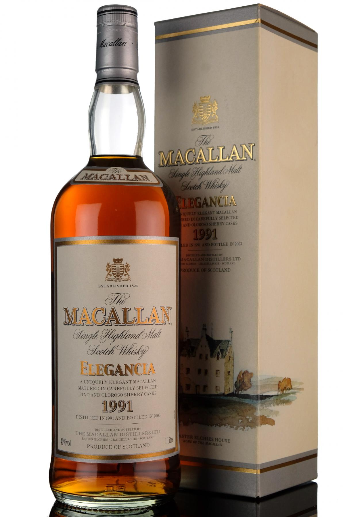 Macallan 1991-2003 - Elegancia - 1 Litre