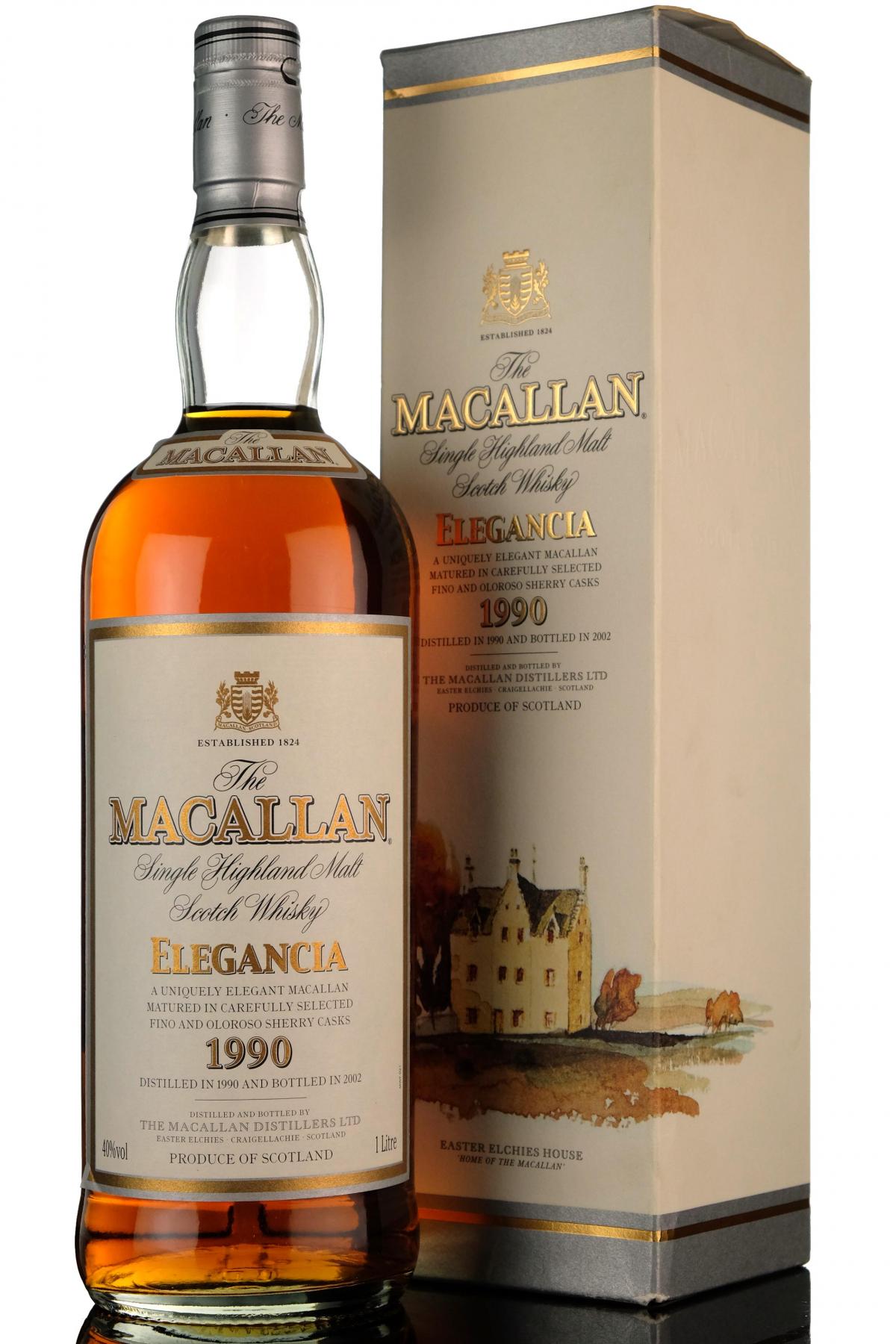 Macallan 1990-2002 - Elegancia - 1 Litre