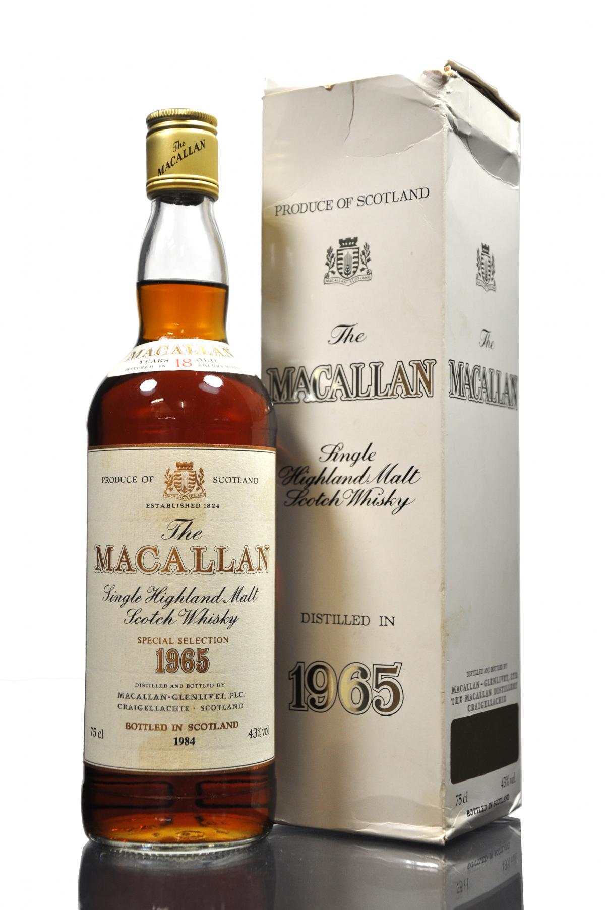 Macallan 1965-1984 - 18 Year Old