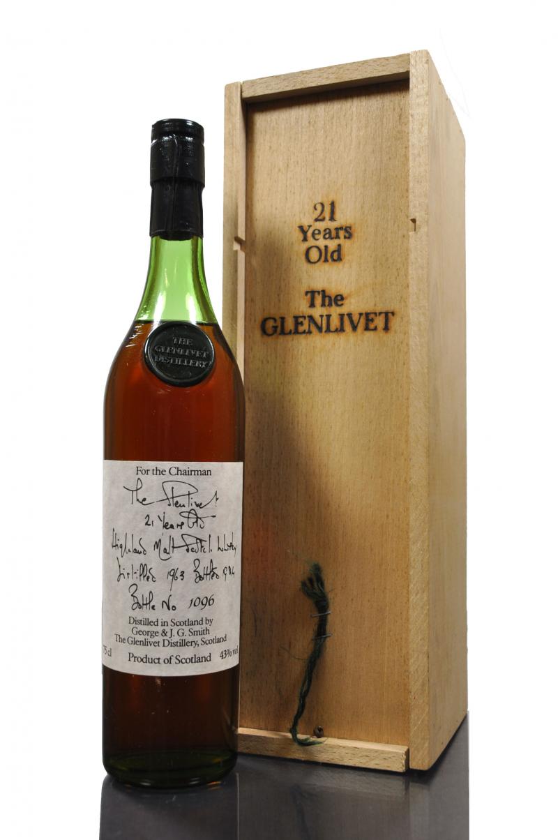 Glenlivet 1963-1984 - 21 Year Old - Chairman Reserve
