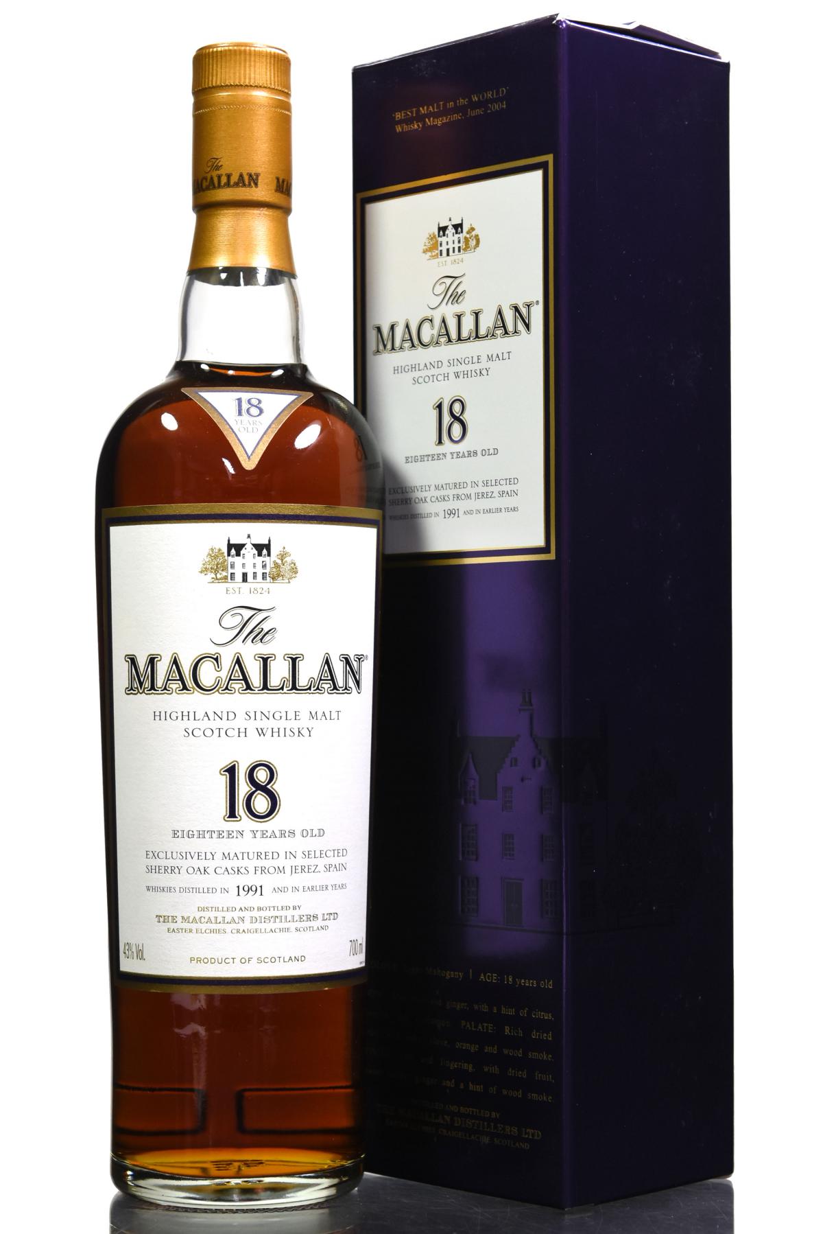 Macallan 1993 - 18 Year Old