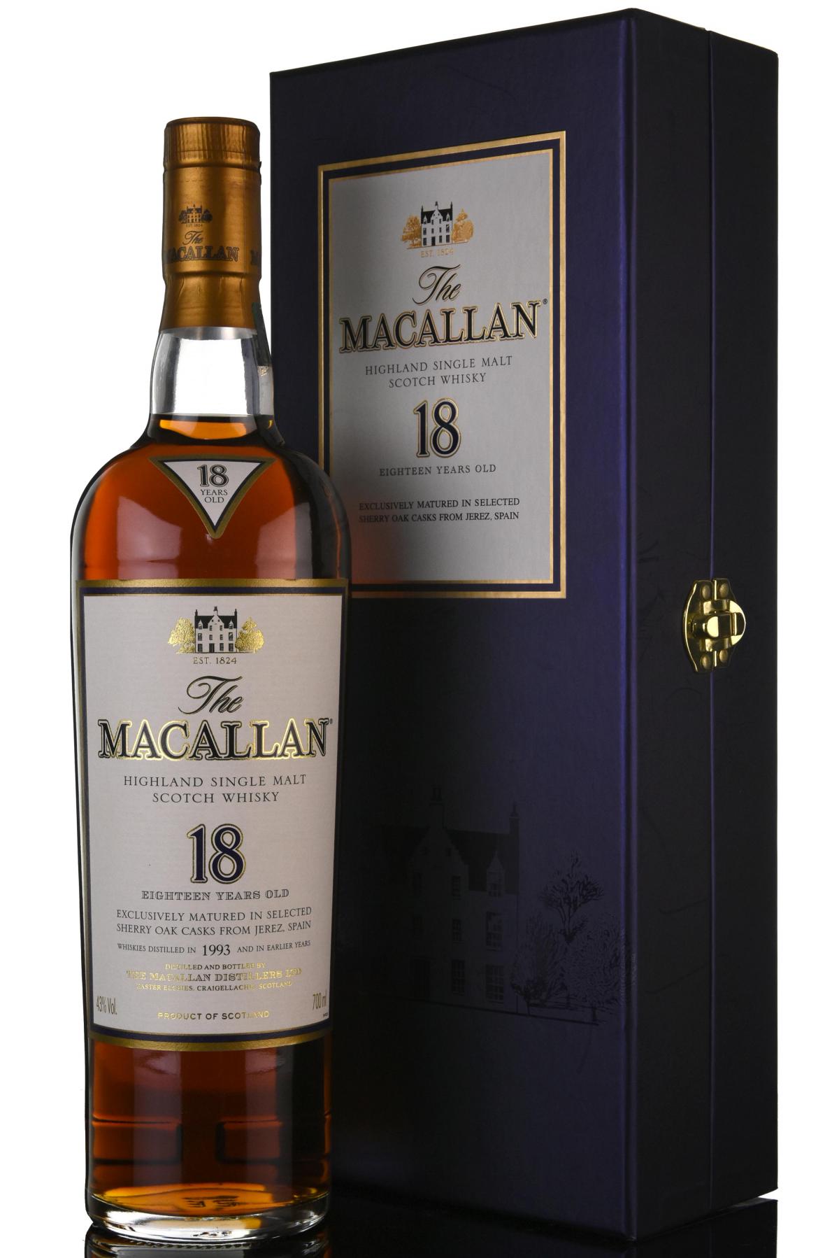 Macallan 1993 - 18 Year Old