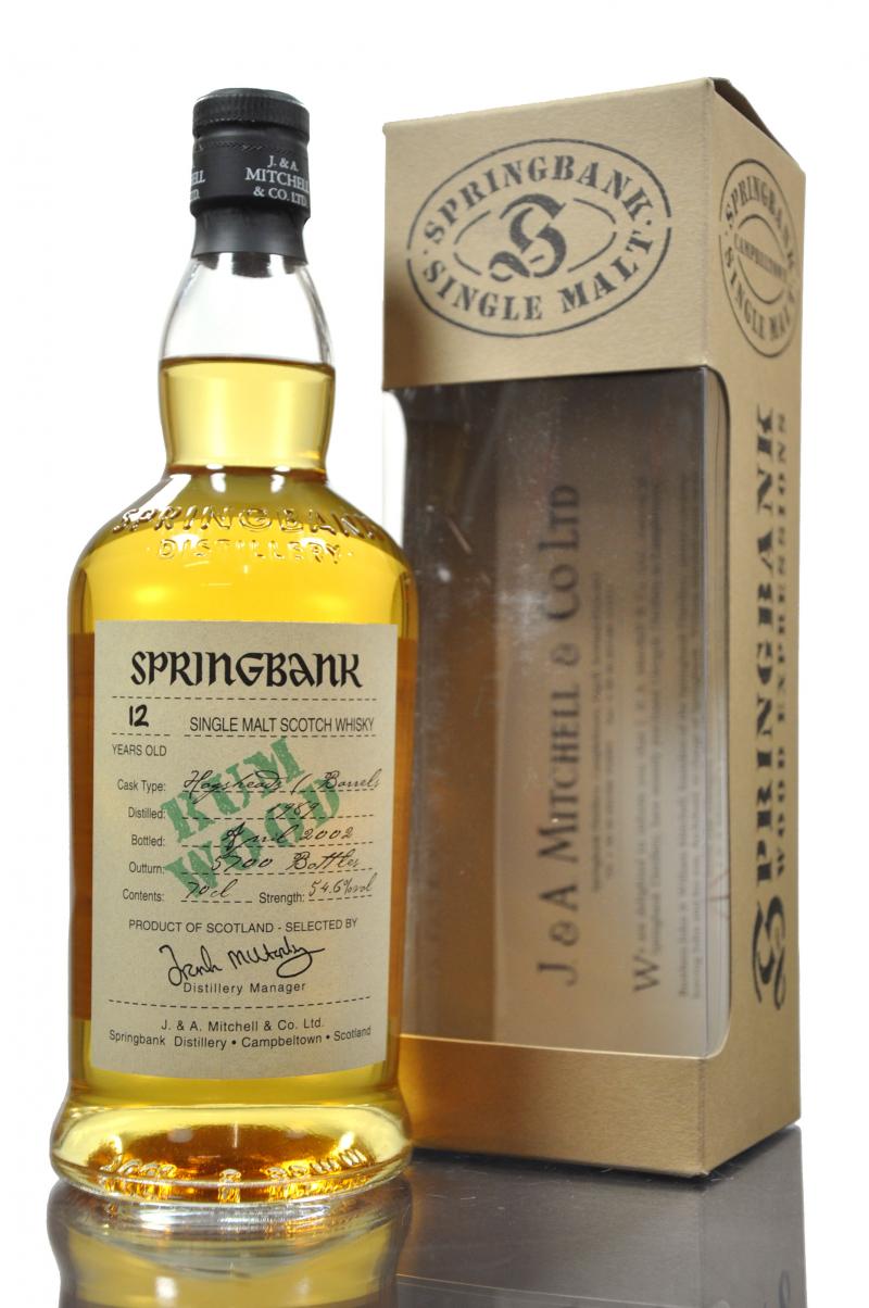 Springbank 1989-2002 - Rum Wood