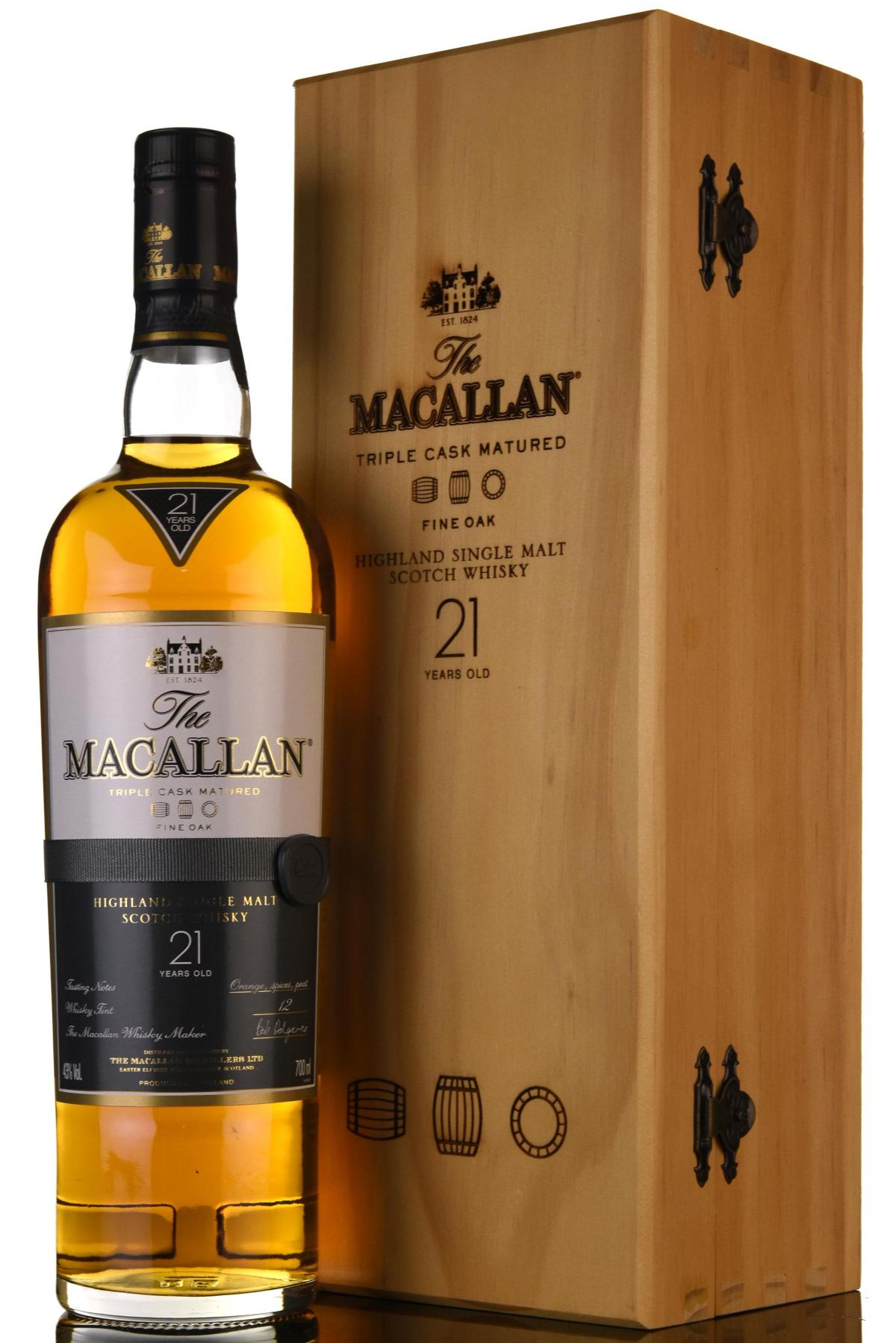 Macallan 21 Year Old - Fine Oak - 2010s