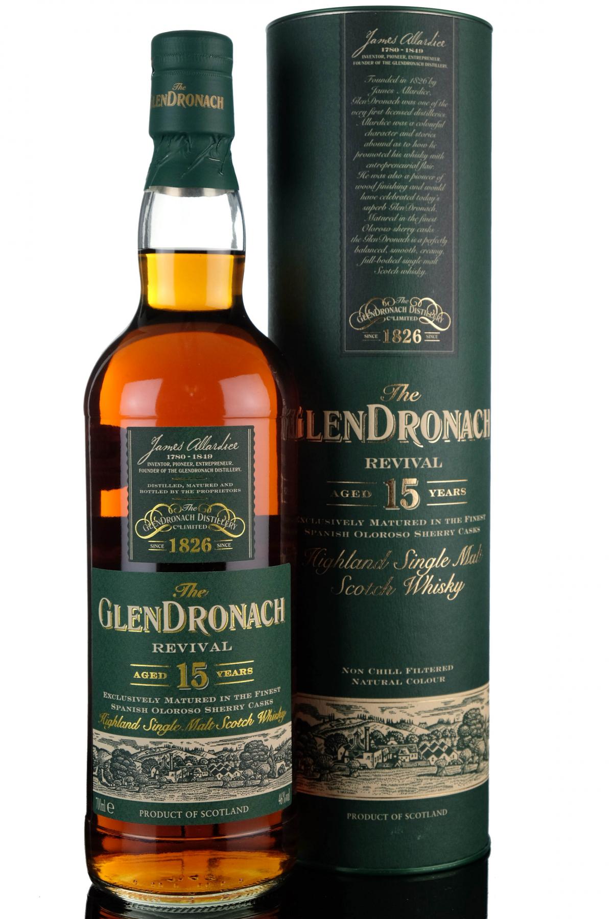 Glendronach 15 Year Old - Revival