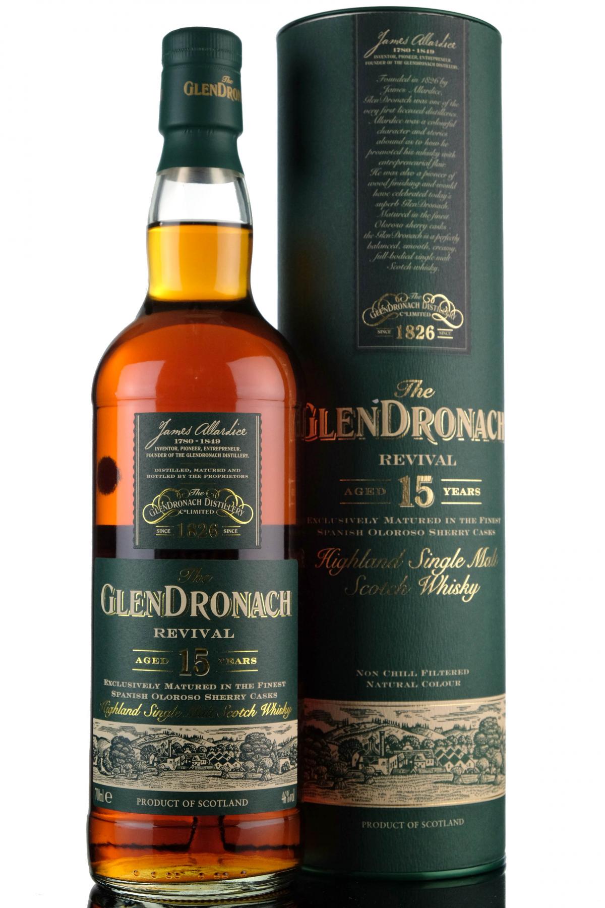 Glendronach 15 Year Old - Revival