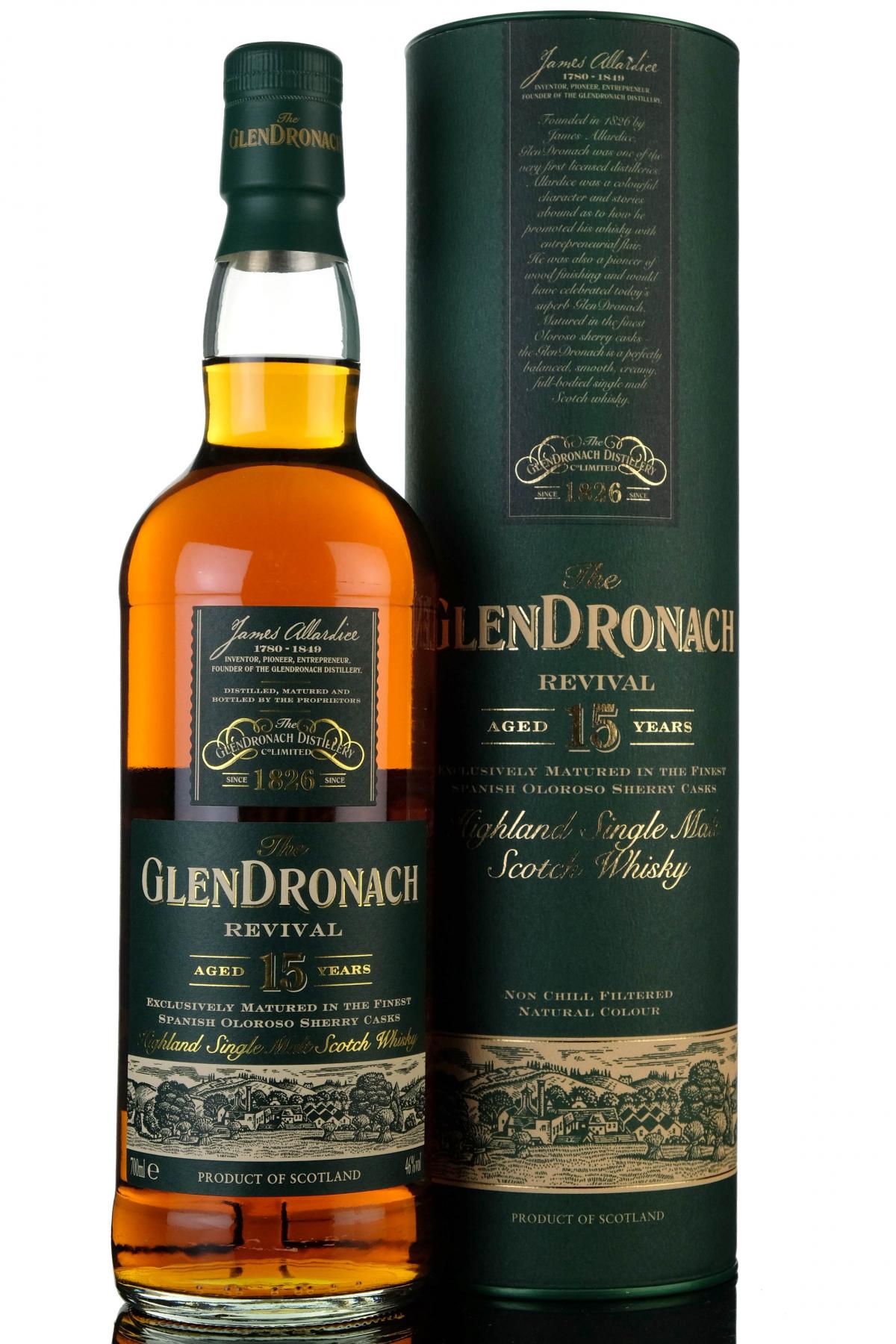 Glendronach 15 Year Old - Revival