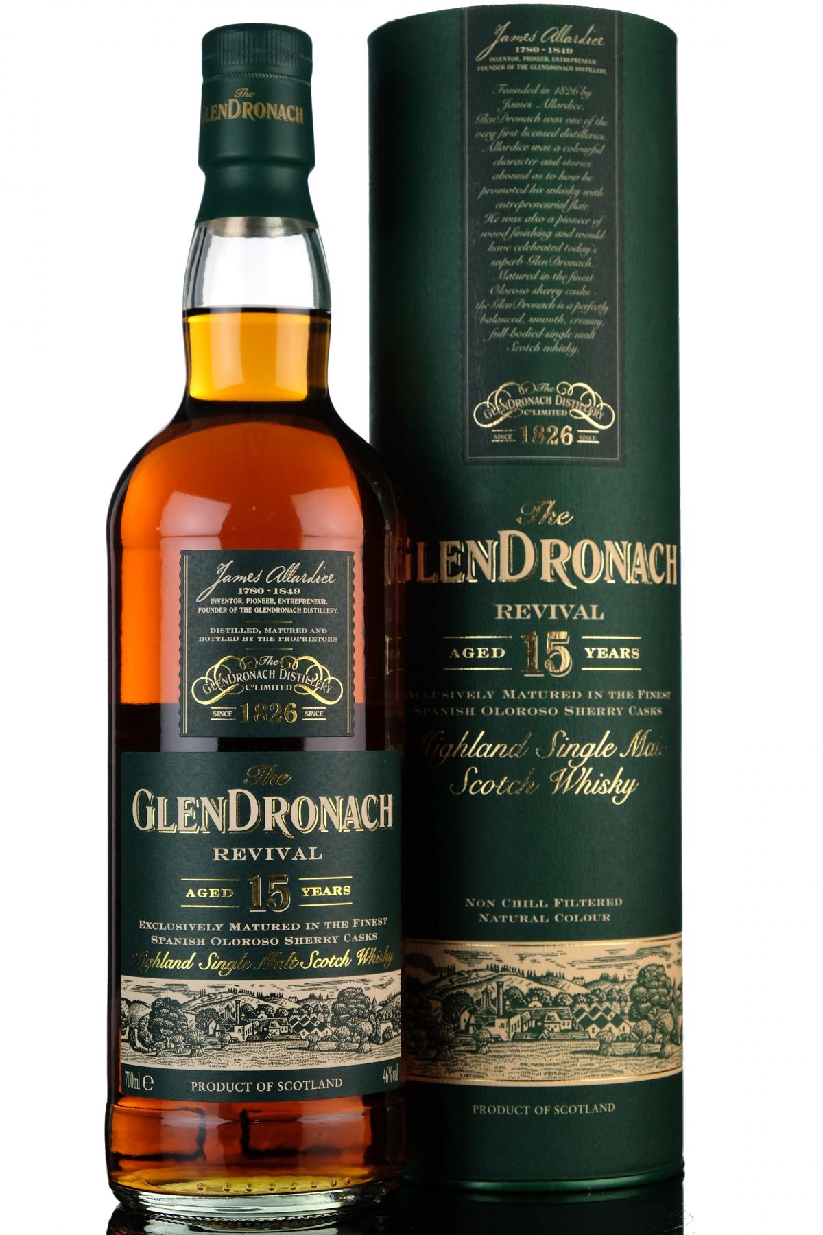 Glendronach 15 Year Old - Revival