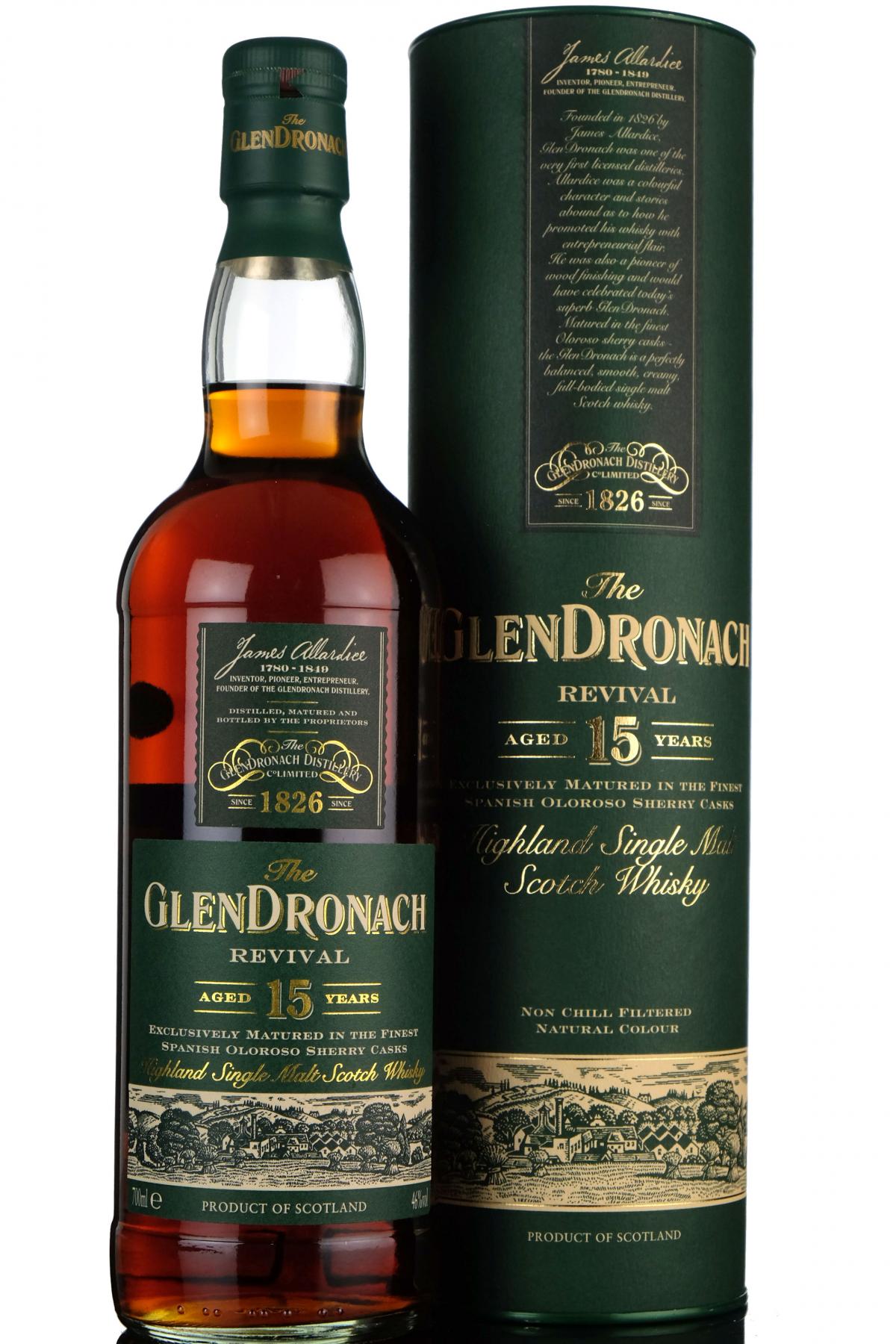 Glendronach 15 Year Old - Revival