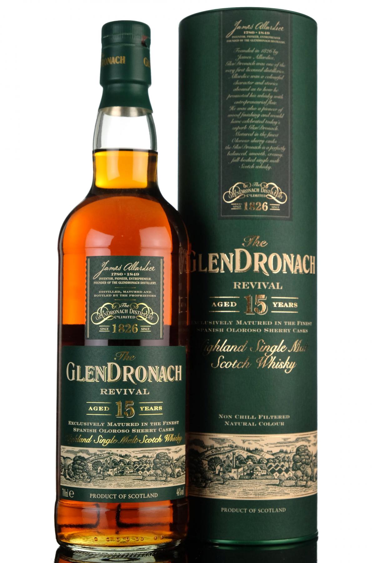 Glendronach 15 Year Old - Revival