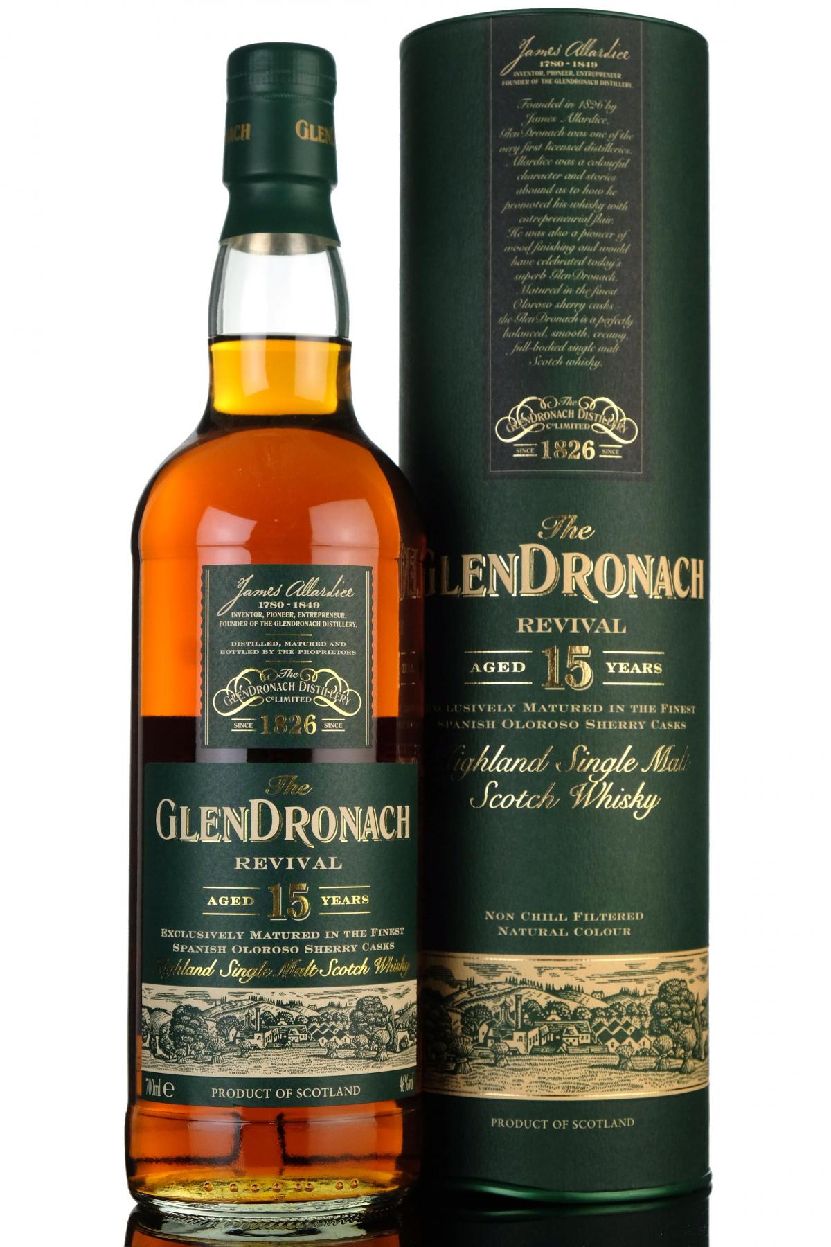 Glendronach 15 Year Old - Revival