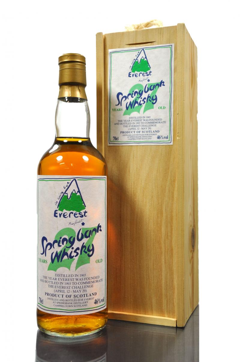Springbank 1965-1993 - 27 Year Old - Everest Challenge