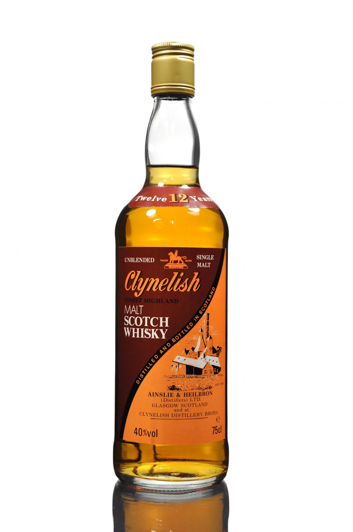 Clynelish 12 Year Old - Ainslie & Heilbron - 1980s