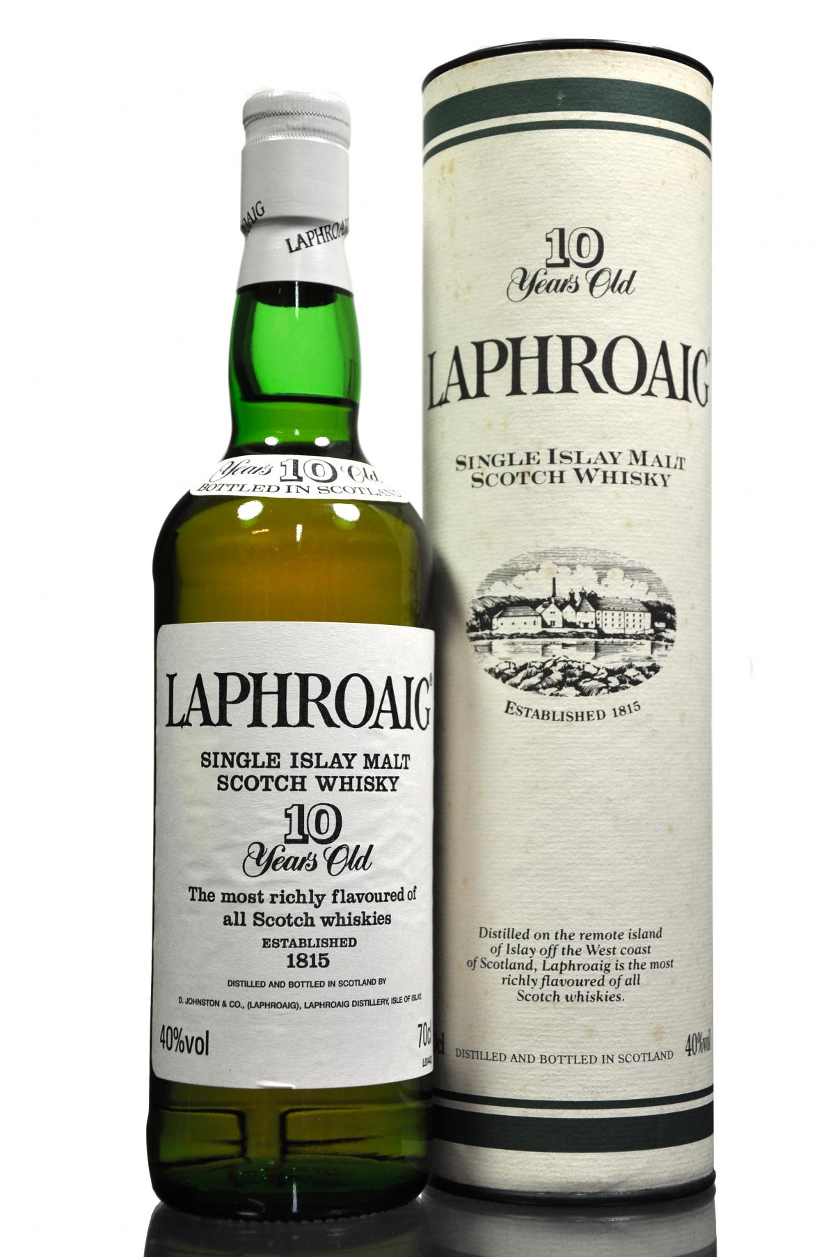 Laphroaig 10 Year Old - Early 1990s