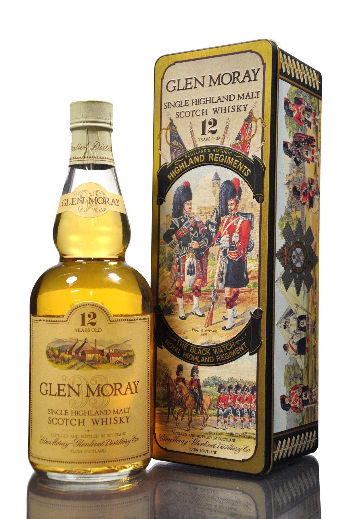 Glen Moray 12 Year Old - Circa 1990 - The Black Watch Royal Highland Regiment