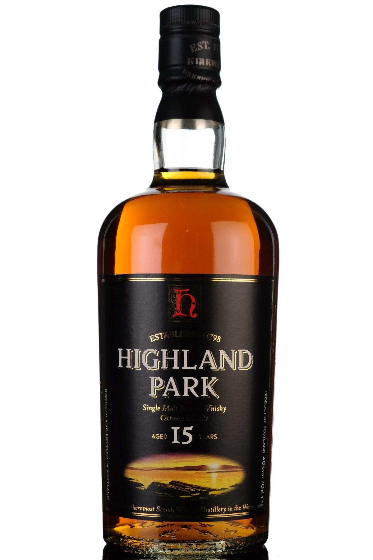 Highland Park 15 Year Old
