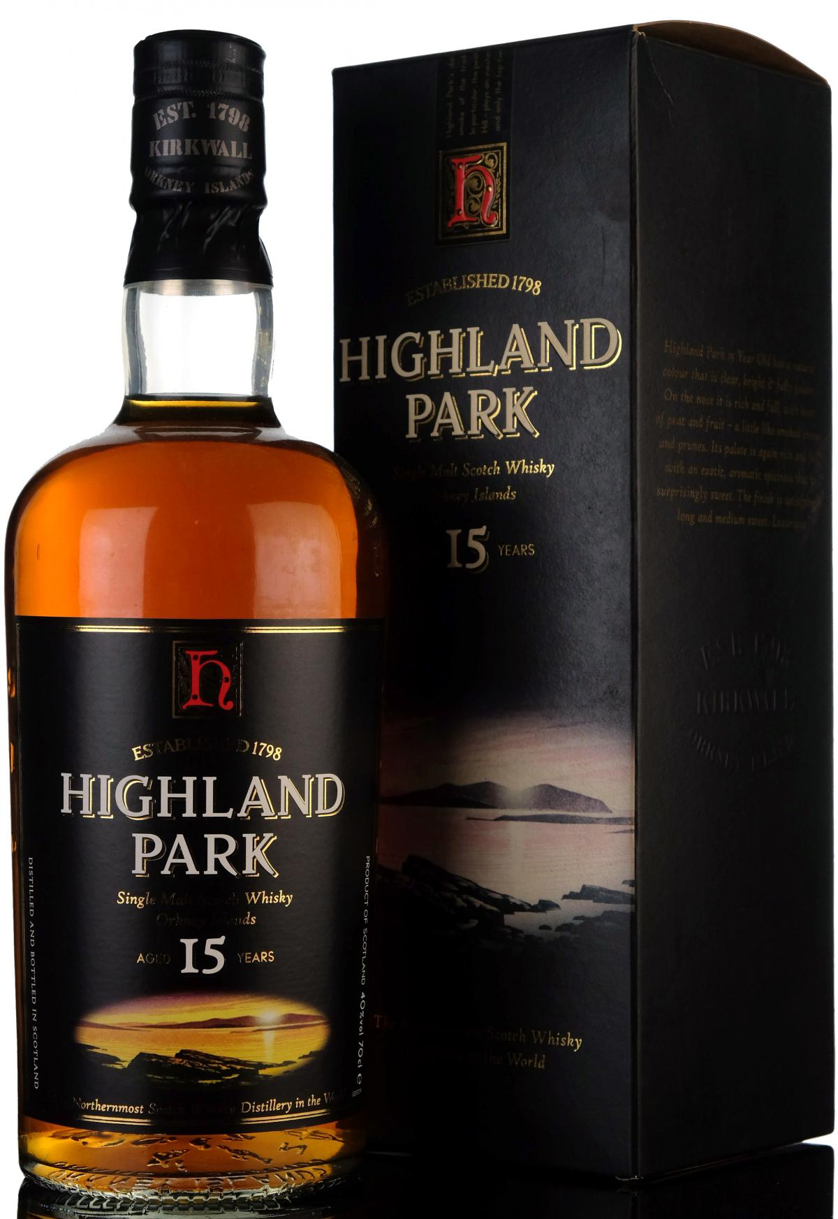 Highland Park 15 Year Old