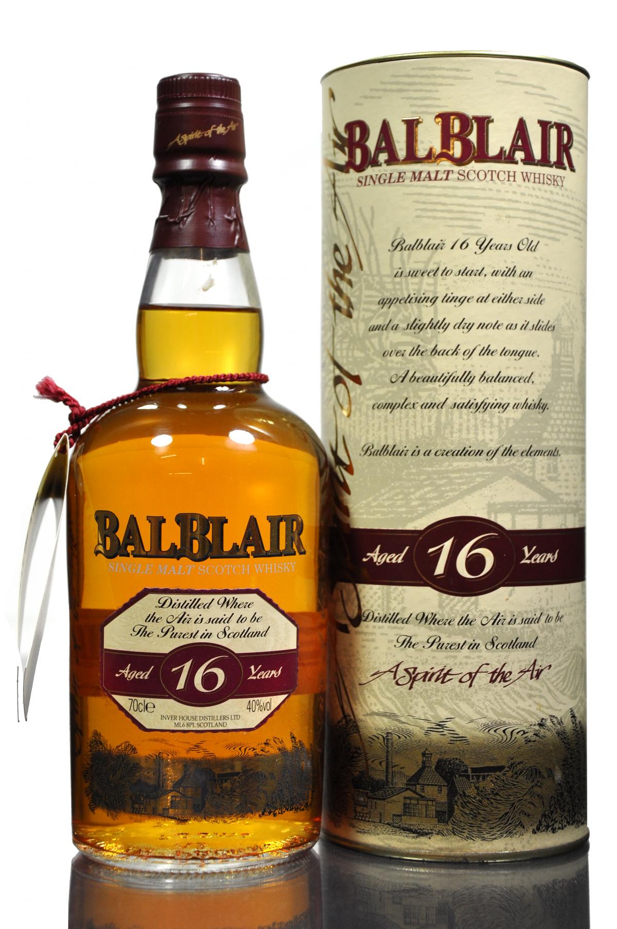 Balblair 16 Year Old