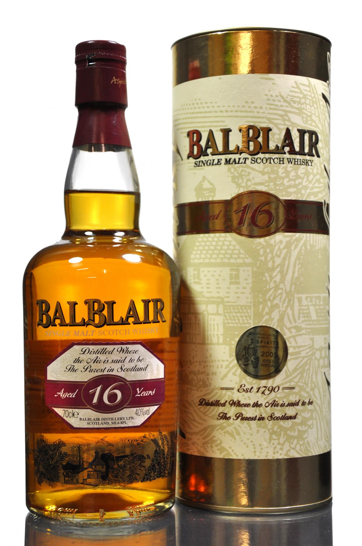 Balblair 16 Year Old