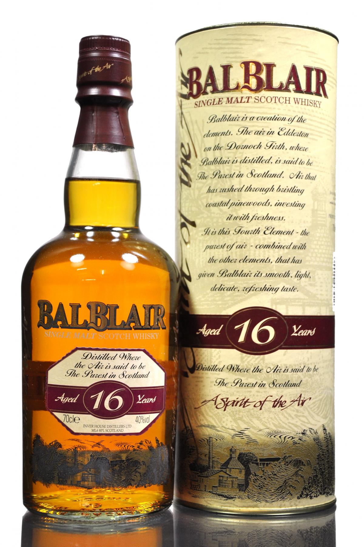 Balblair 16 Year Old