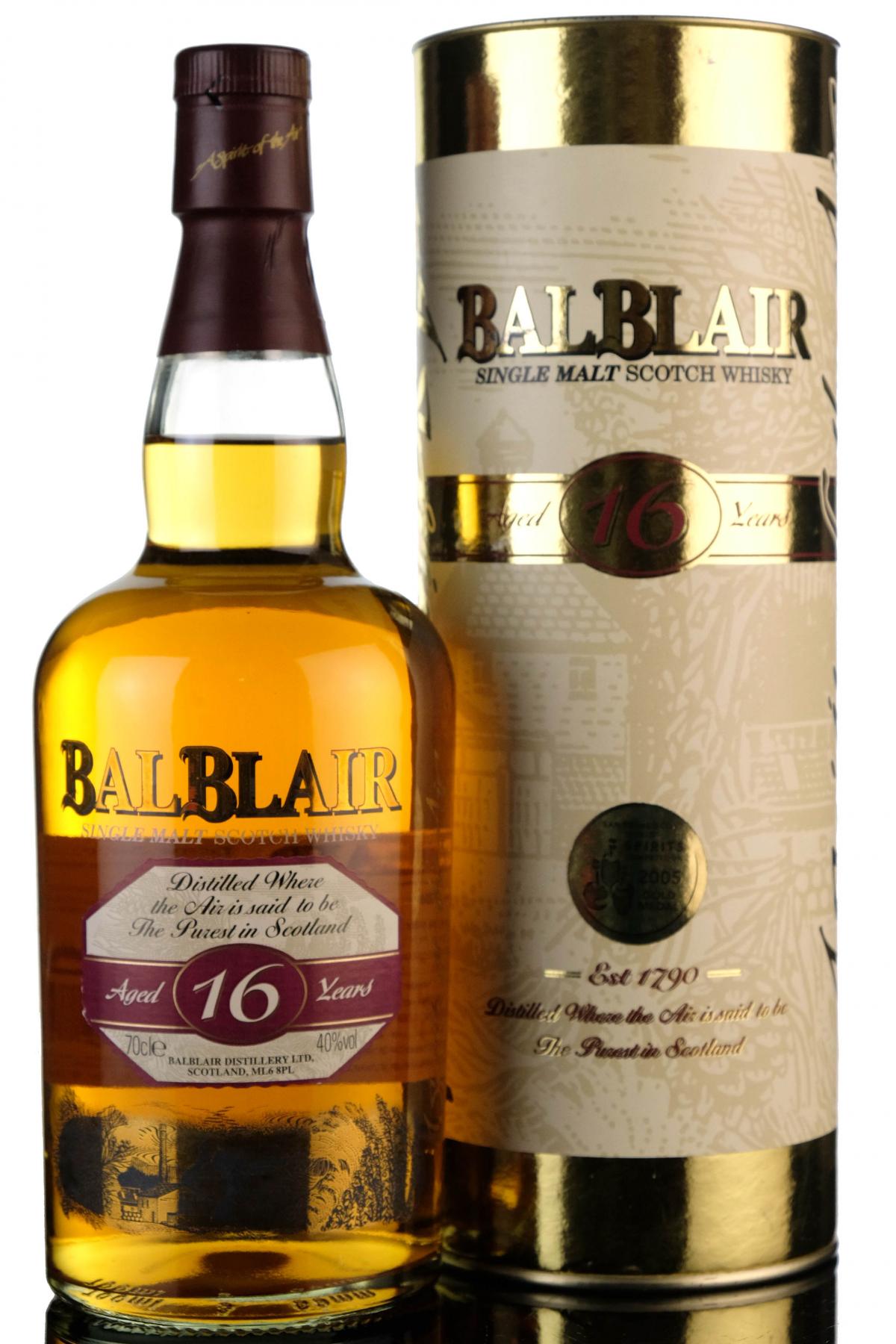 Balblair 16 Year Old