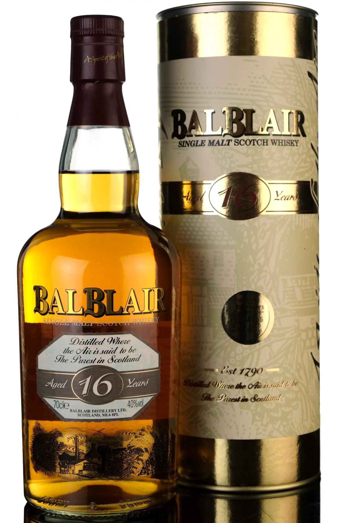 Balblair 16 Year Old