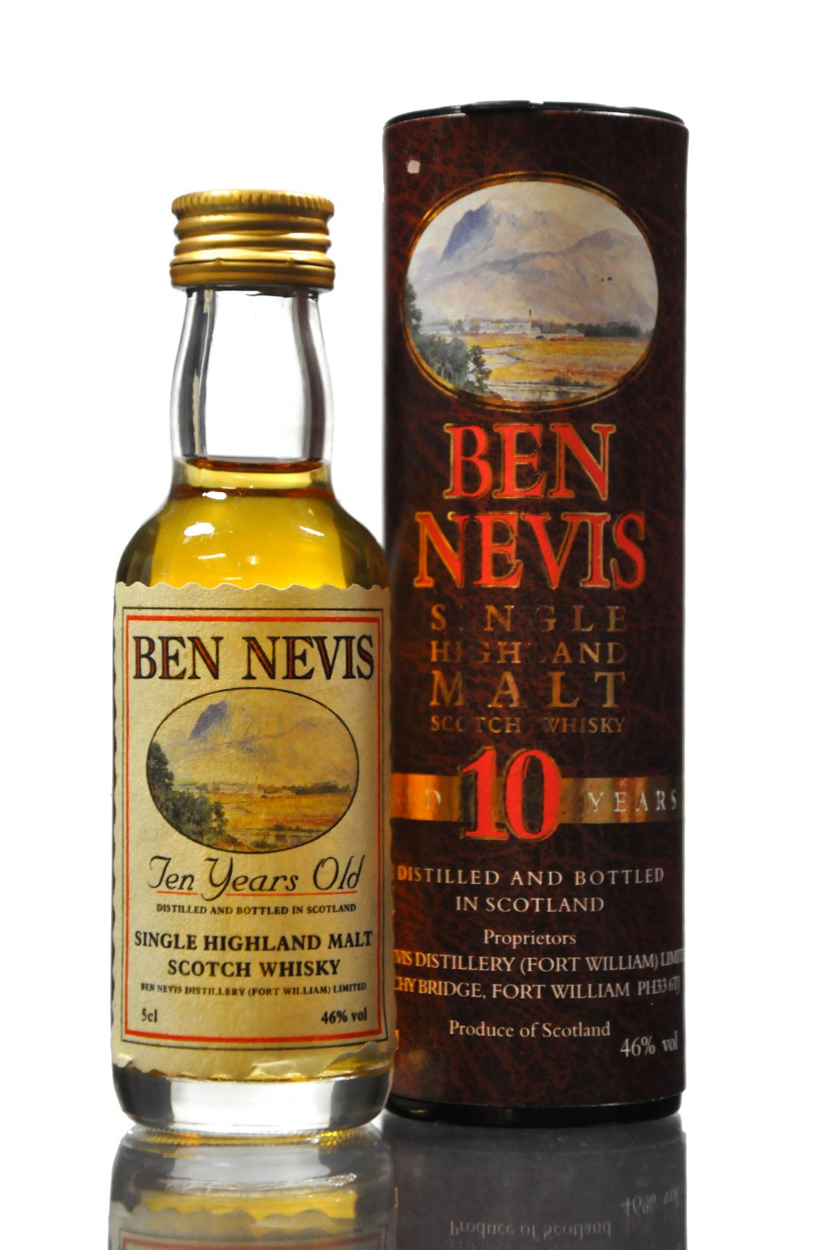 Ben Nevis 10 Year Old Miniature