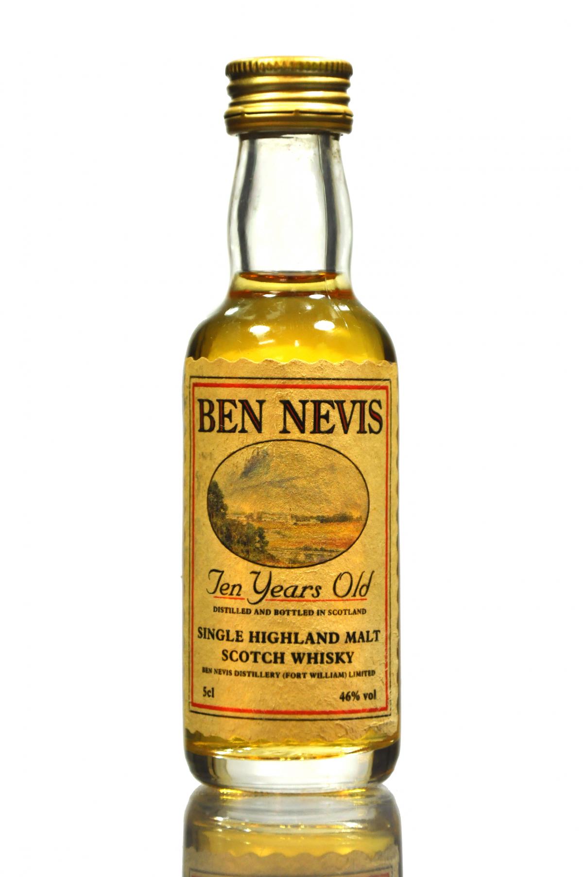 Ben Nevis 10 Year Old Miniature