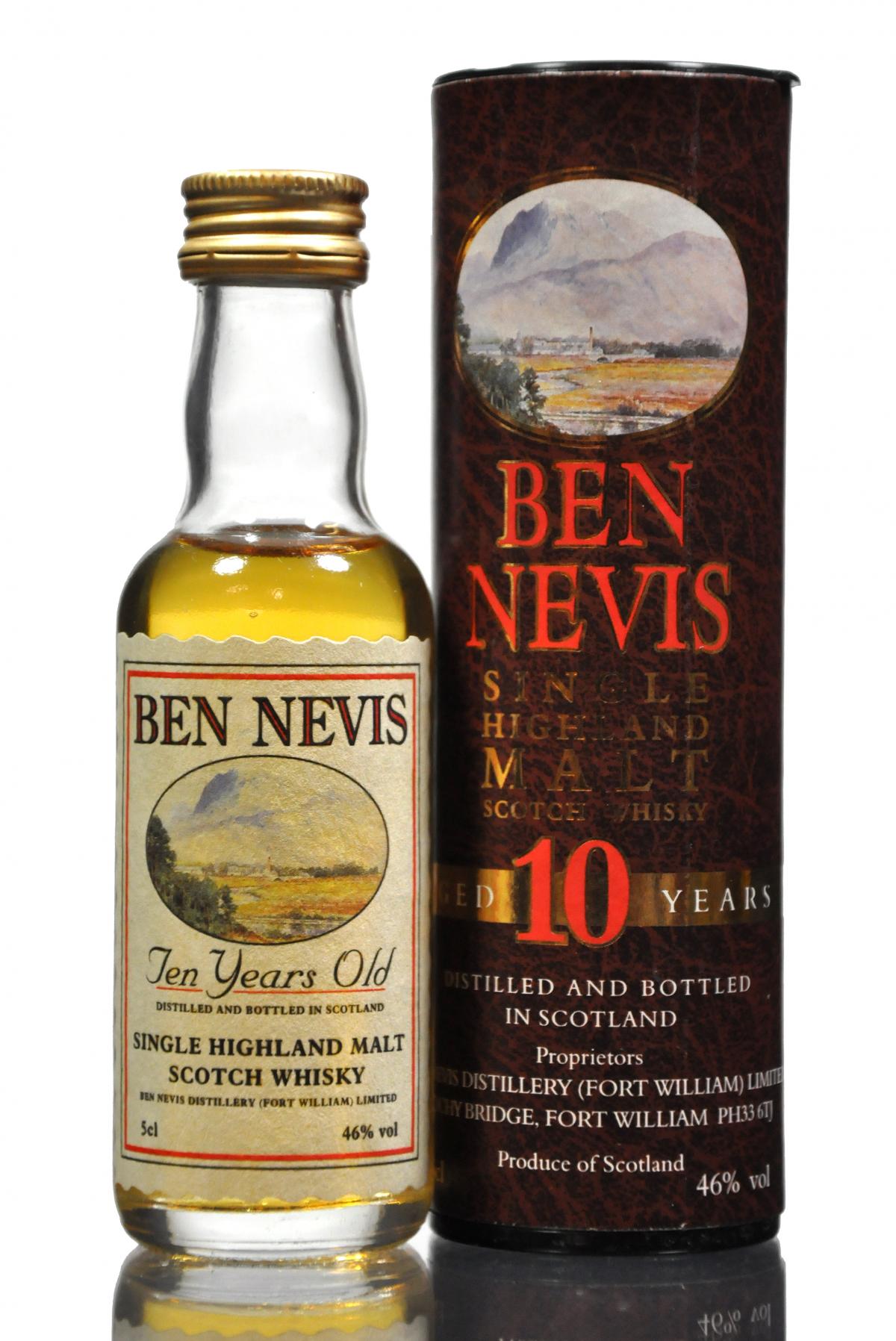 Ben Nevis 10 Year Old Miniature