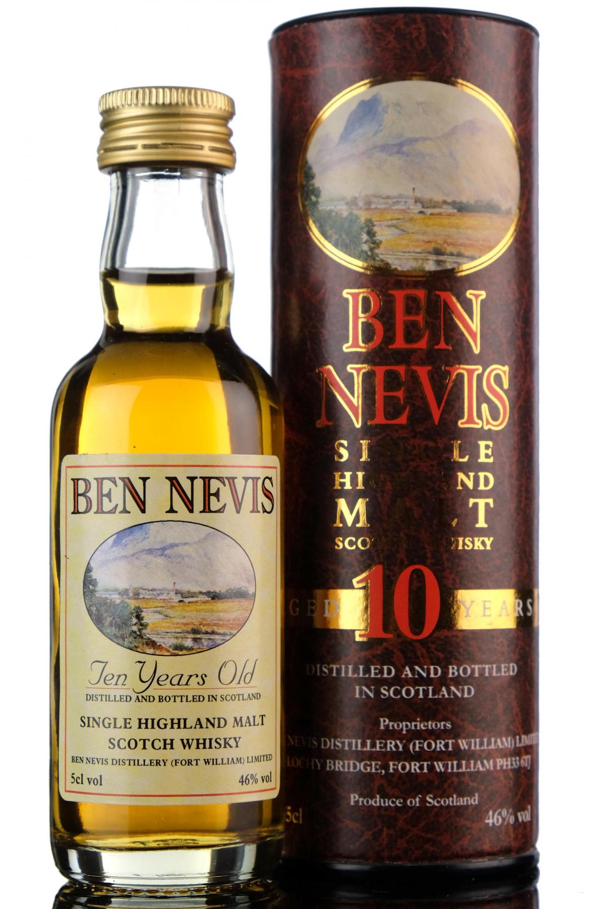Ben Nevis 10 Year Old Miniature