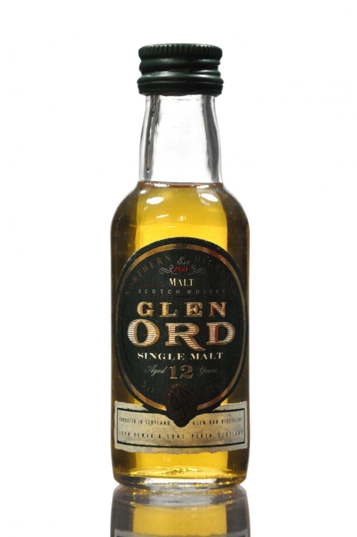 Glen Ord 12 Year Old Miniature